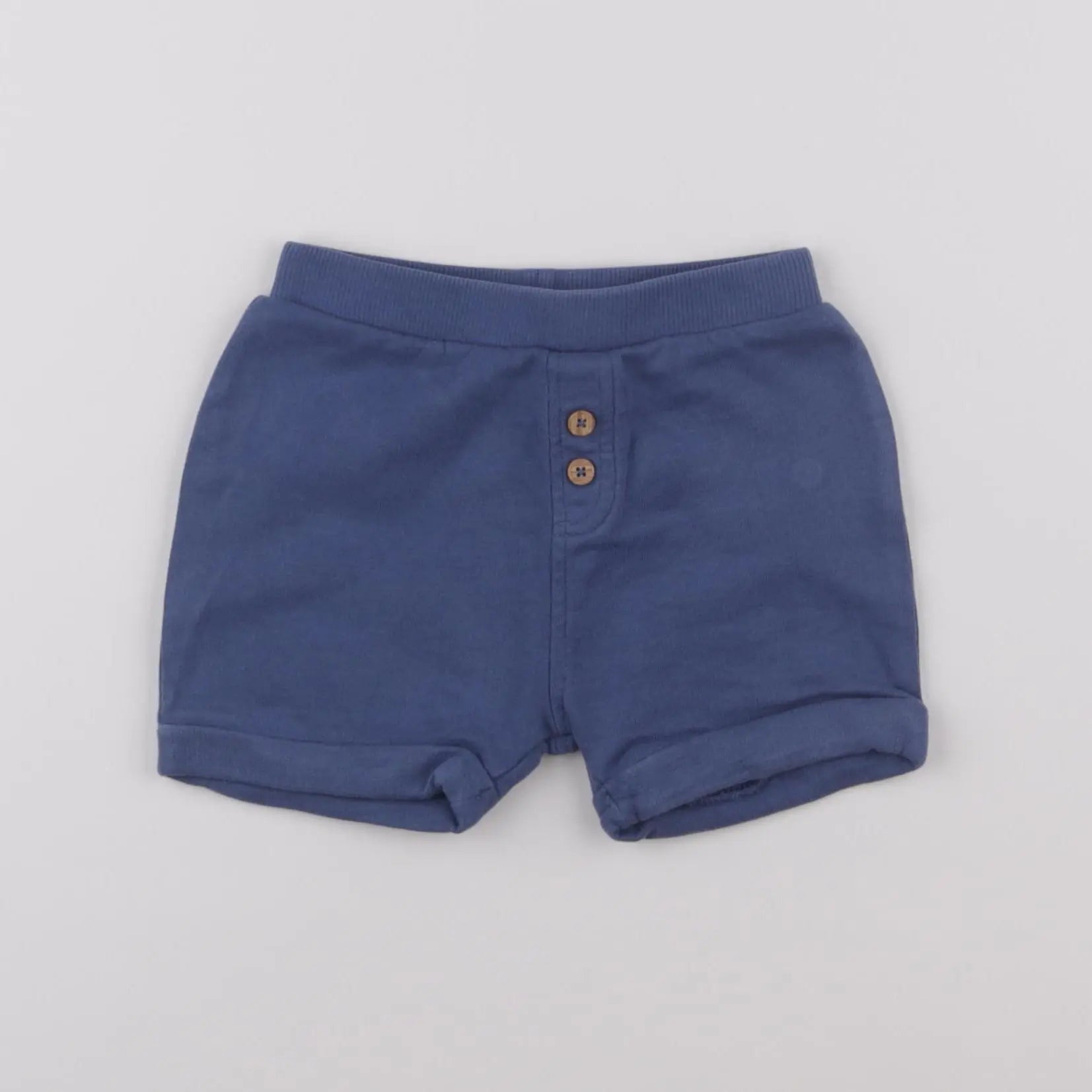 Vertbaudet - short bleu - 9 mois
