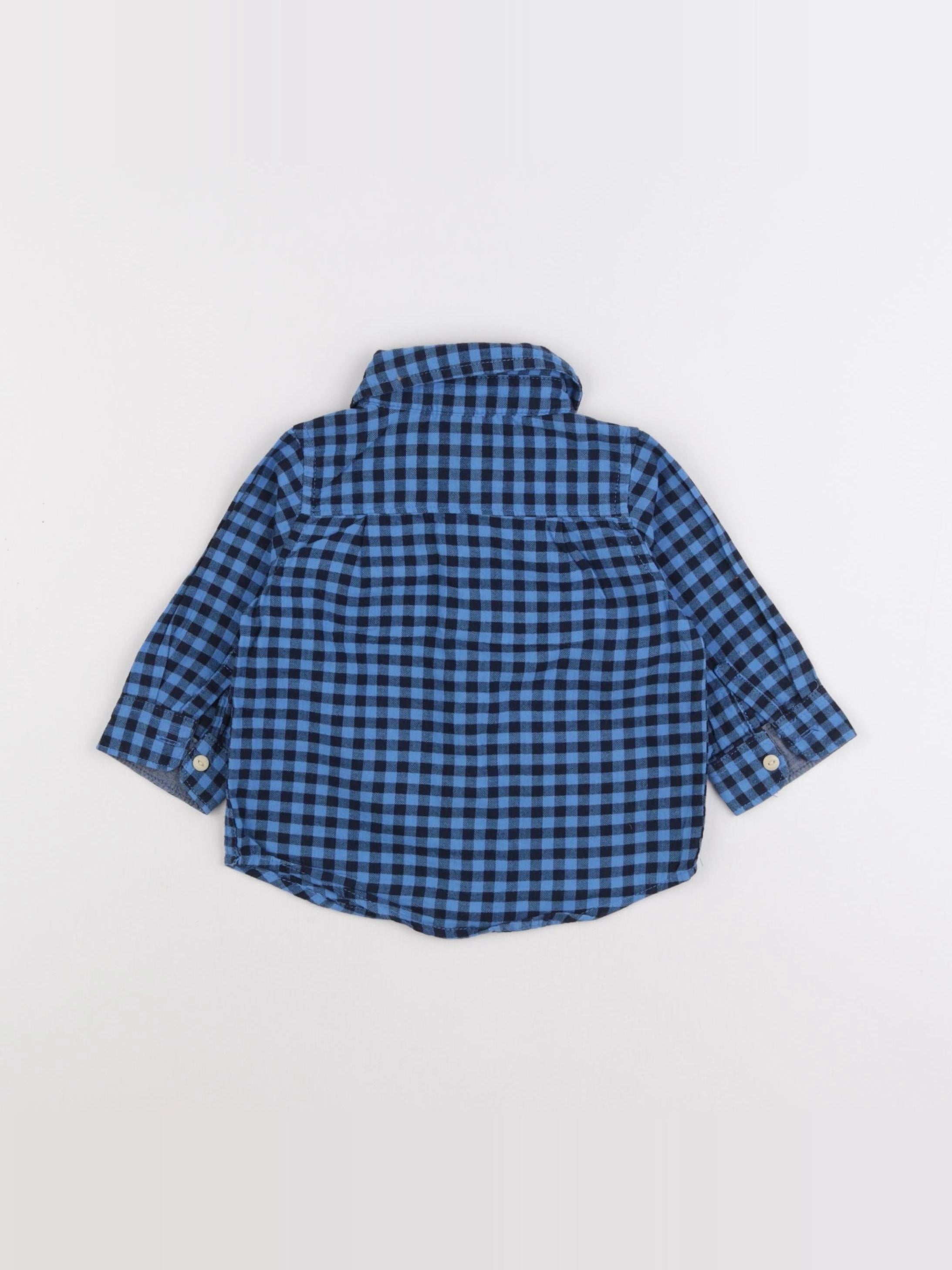 GAP - chemise bleu - 6/12 mois