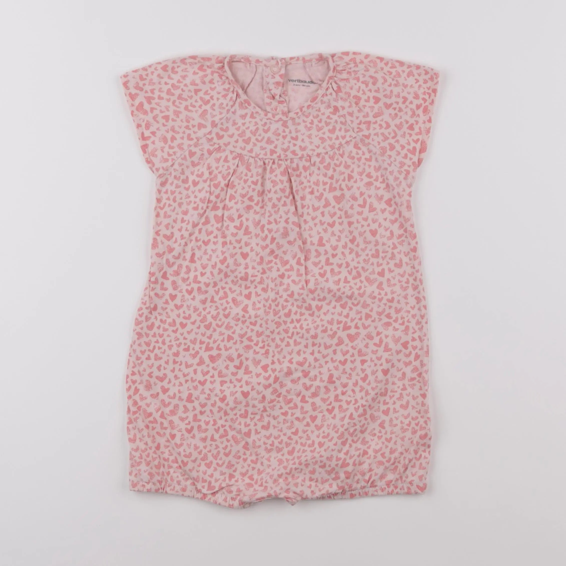 Vertbaudet - robe rose - 2 ans