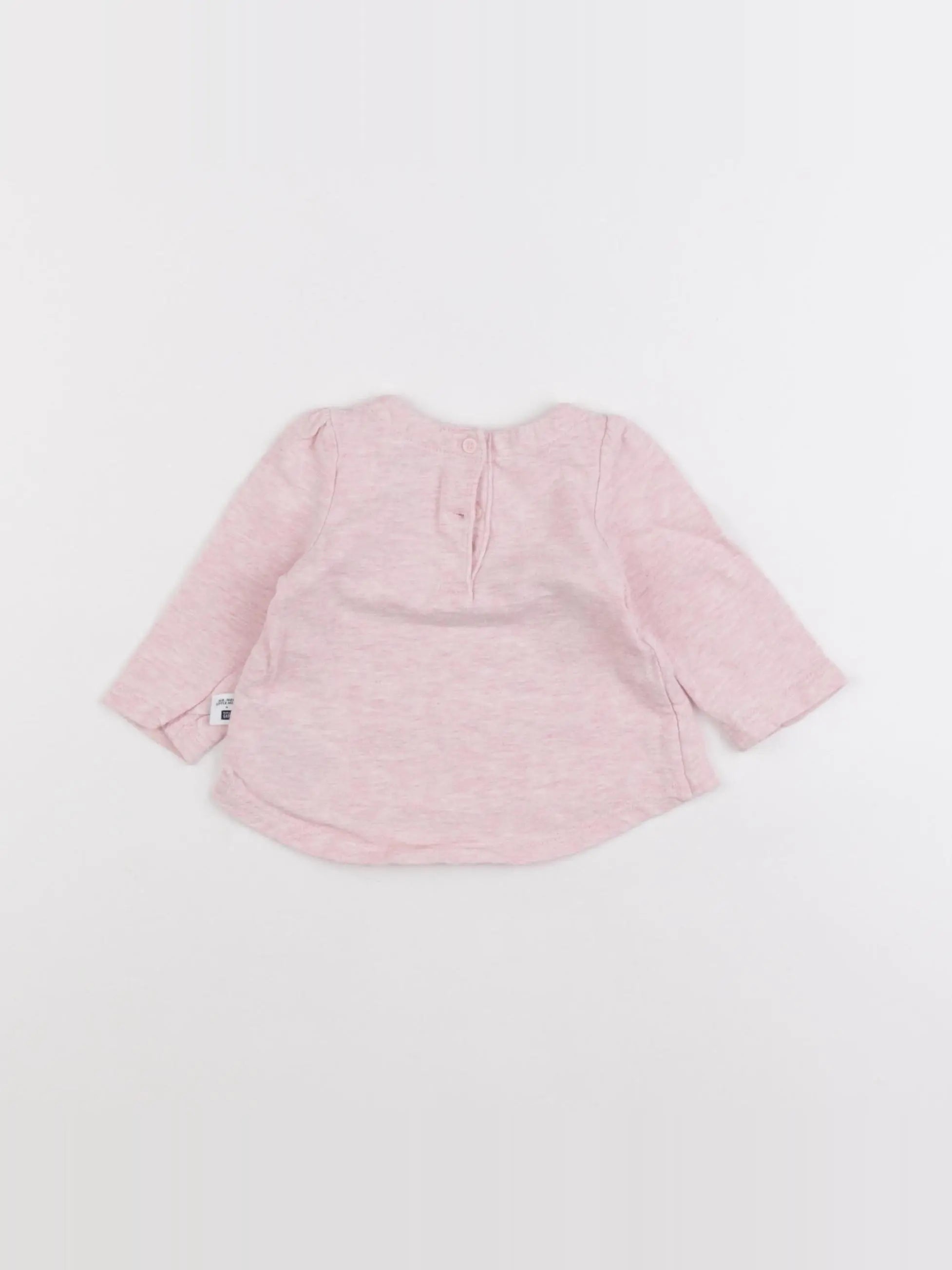 GAP - tee-shirt rose - 0/3 mois