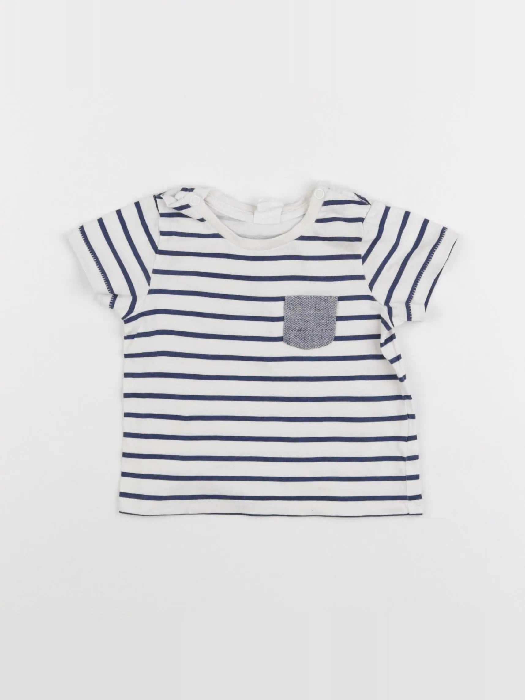 H&M - tee-shirt blanc - 4/6 mois
