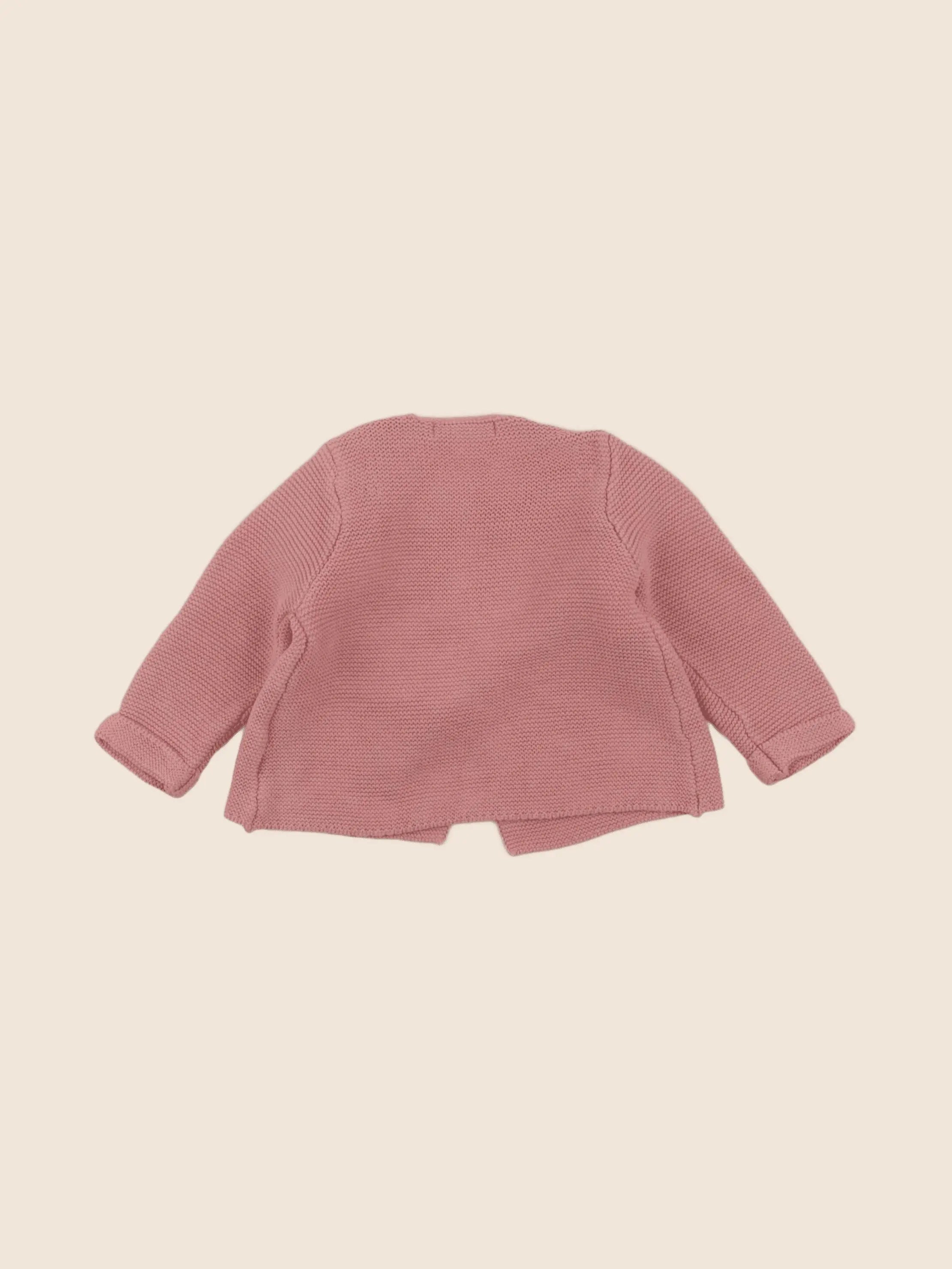 Vertbaudet - gilet rose - 6 mois