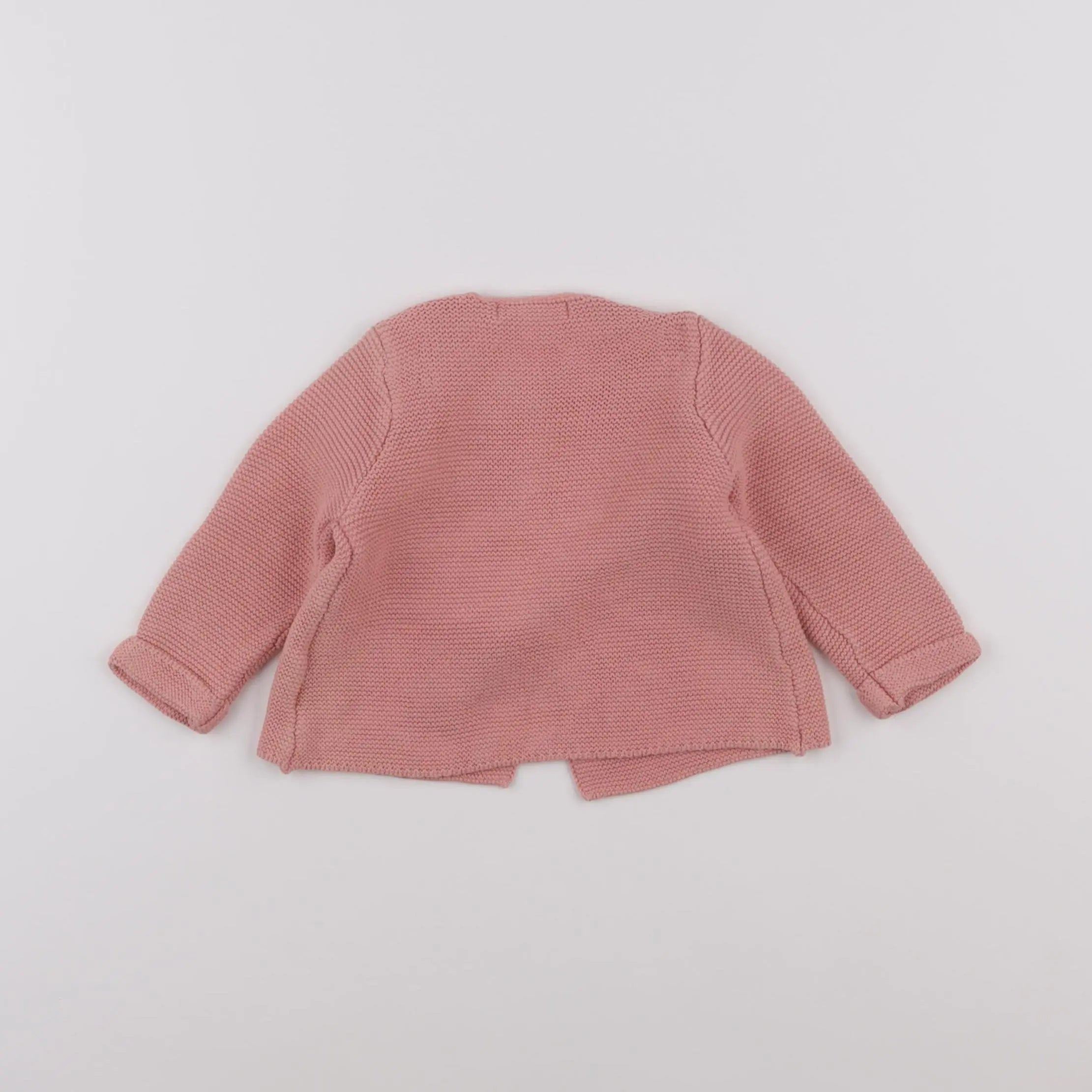Vertbaudet - gilet rose - 6 mois