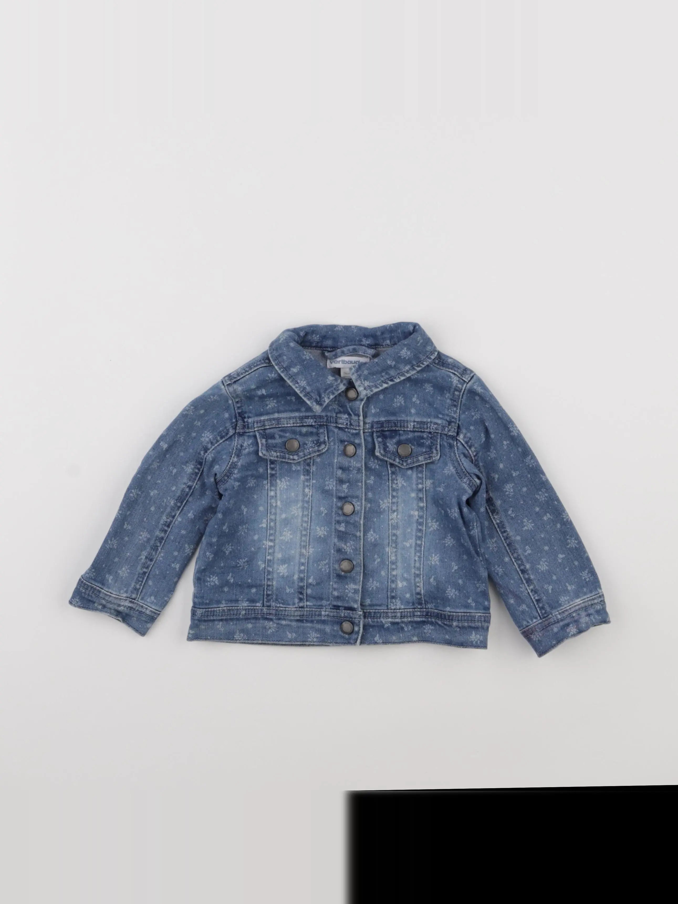 Vertbaudet - veste bleu - 12 mois