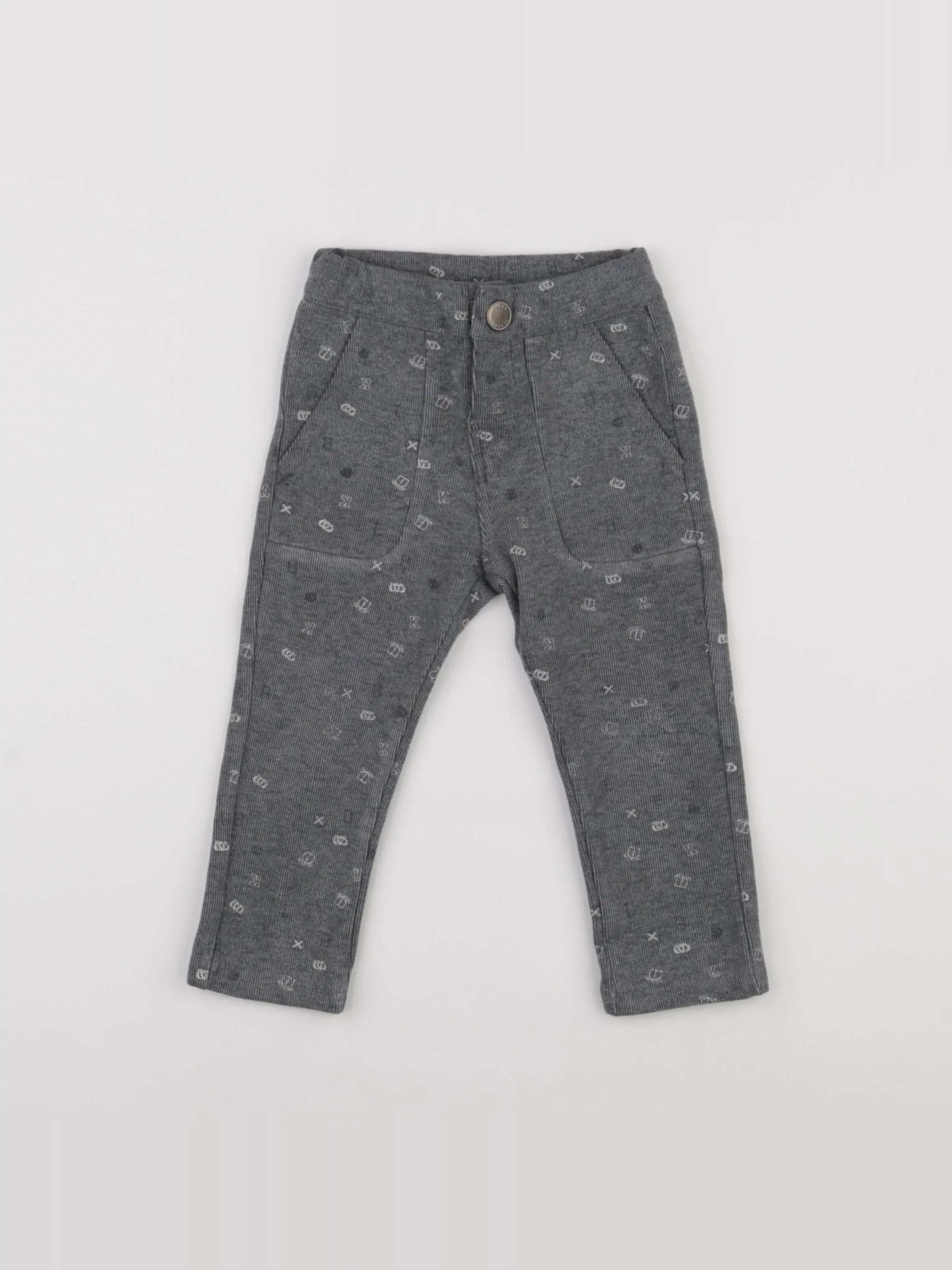 IKKS - pantalon gris - 18 mois
