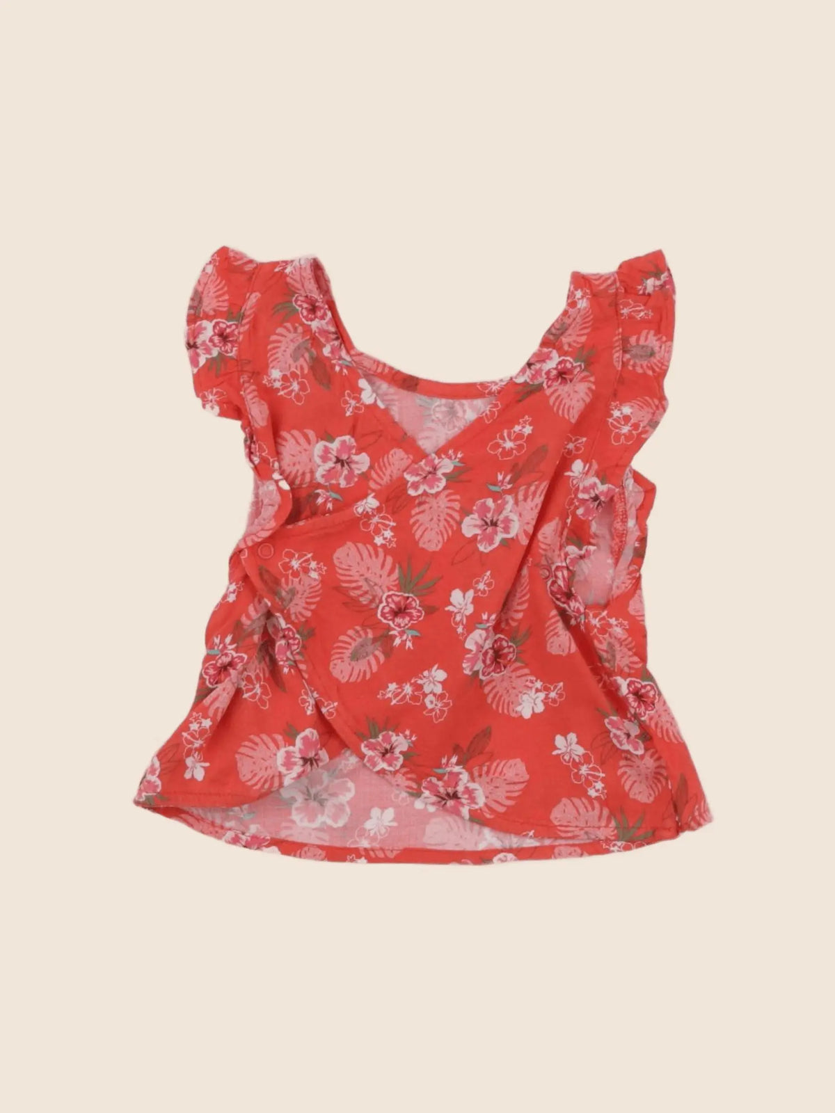 IKKS - blouse rouge - 12 mois