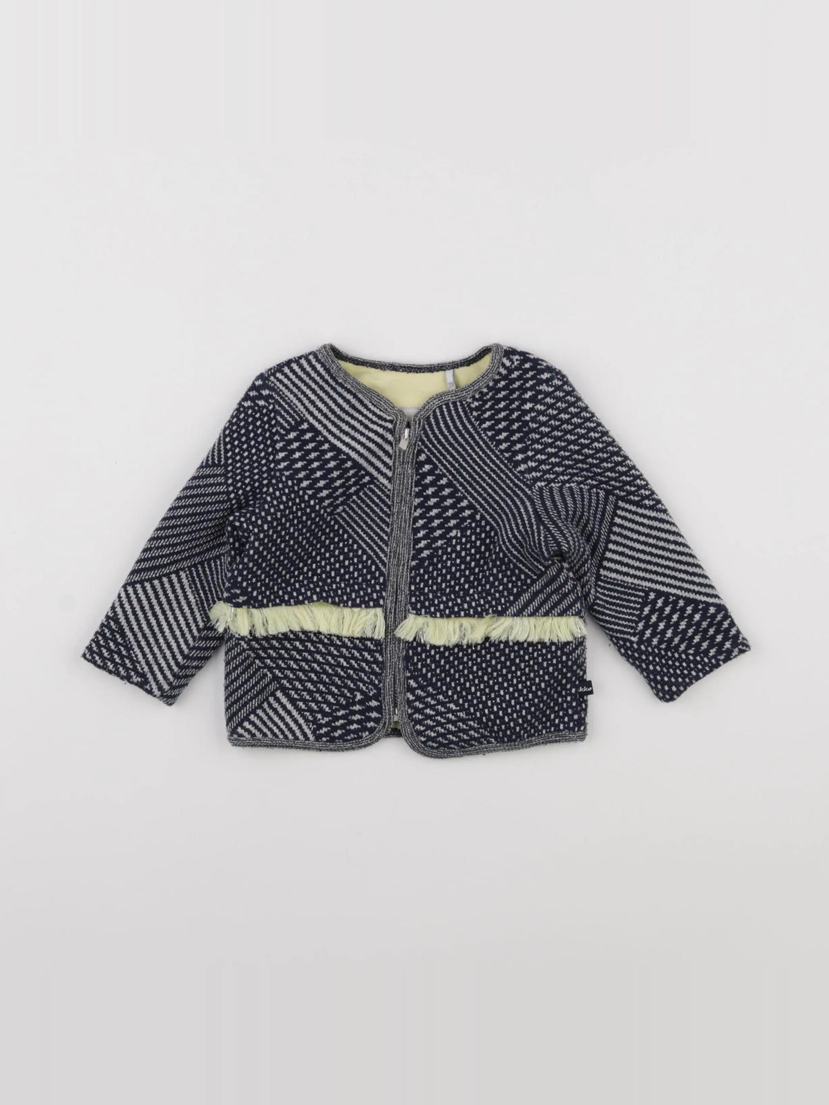 IKKS - veste bleu, jaune - 12 mois