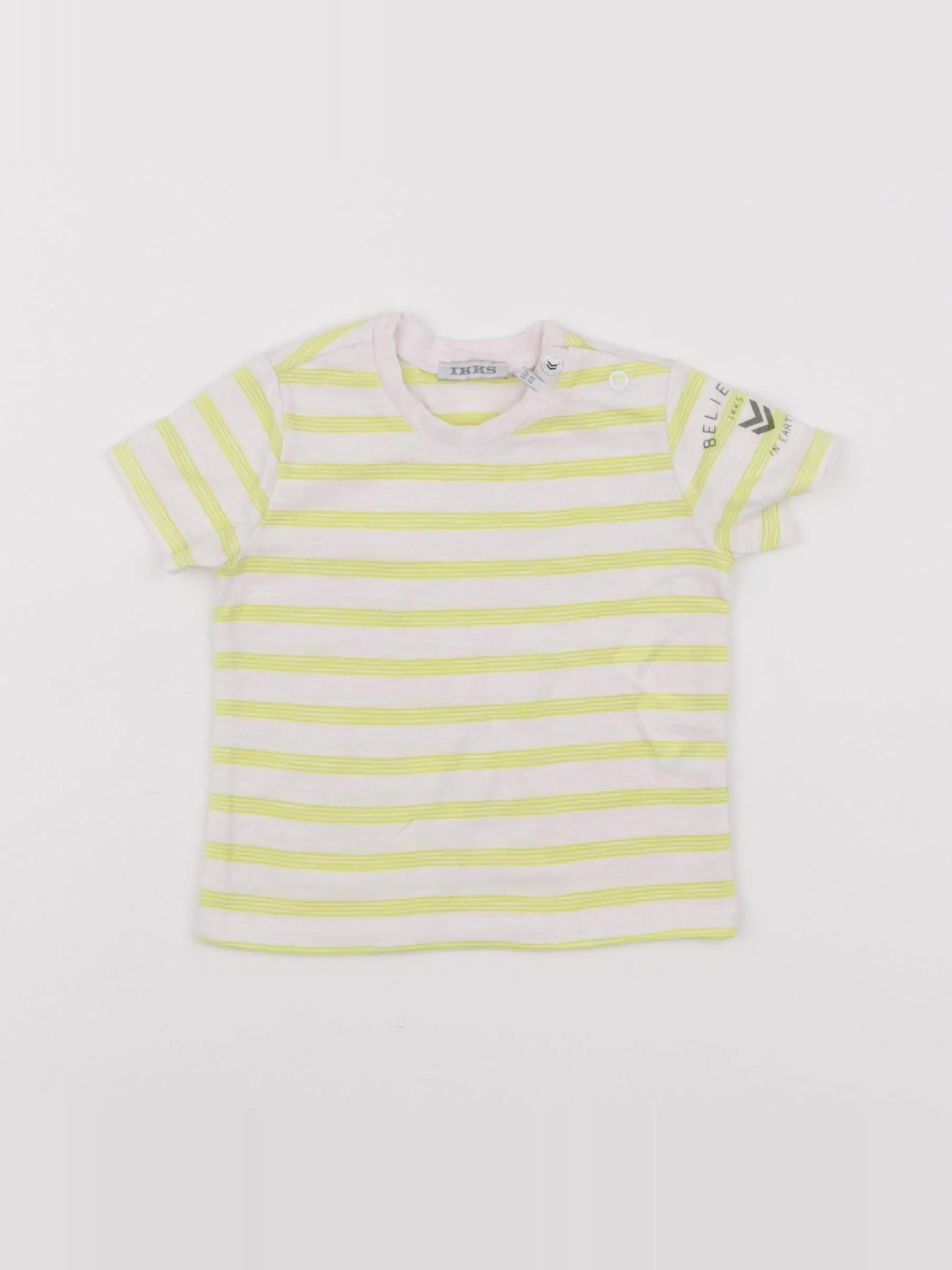 IKKS - tee-shirt beige - 6 mois