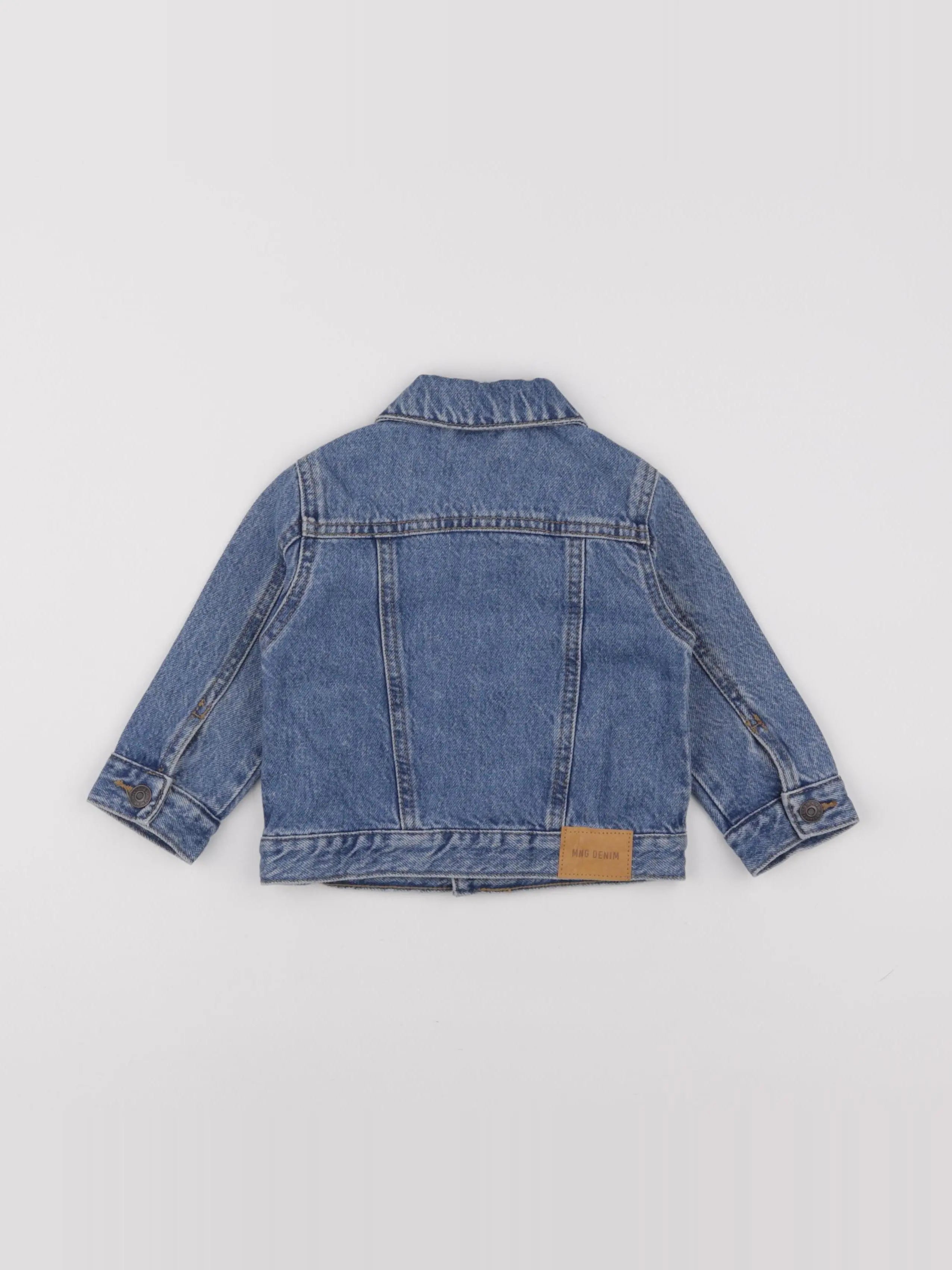 Mango - veste bleu - 9/12 mois