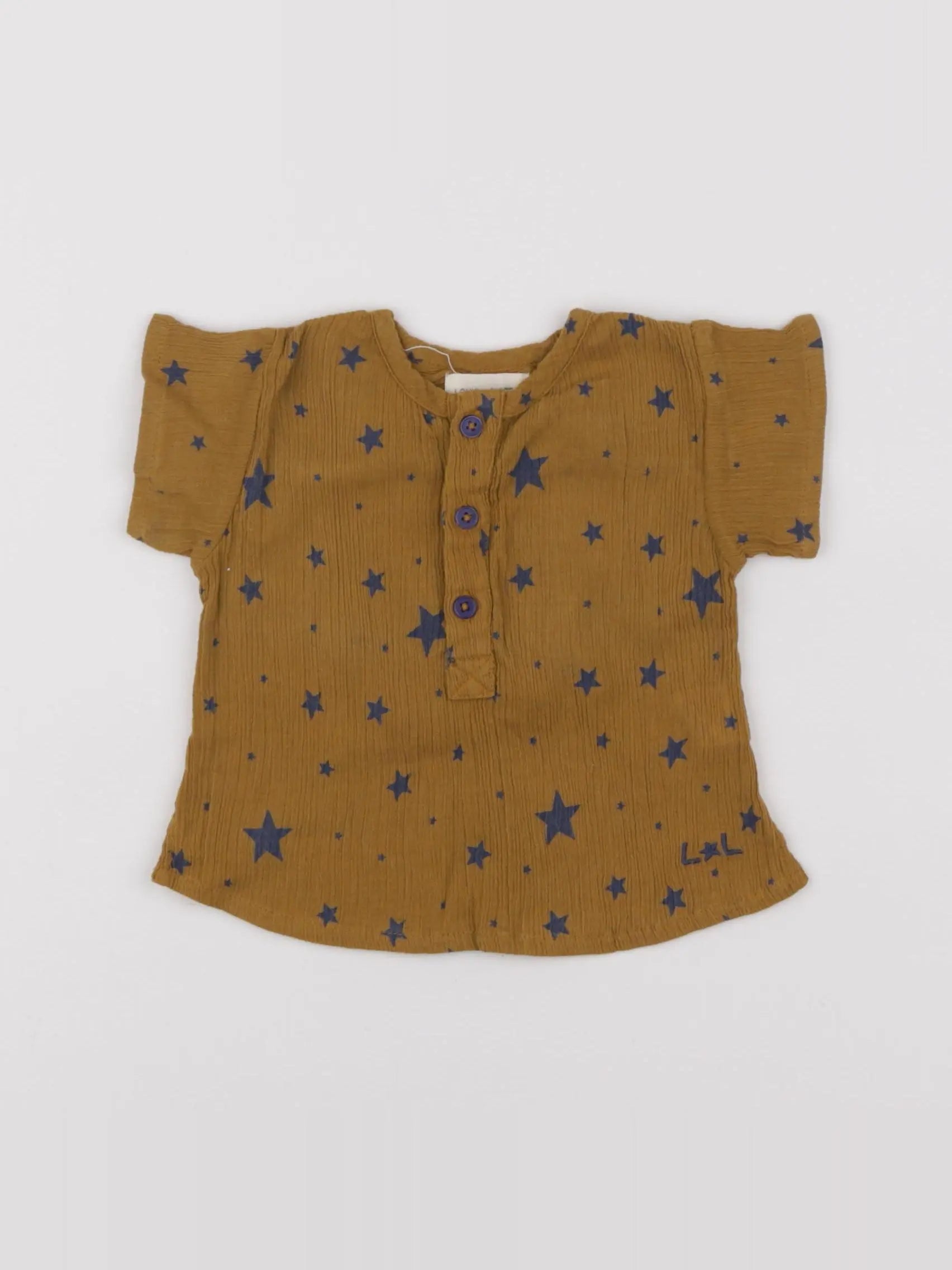 Louis Louise - chemise marron - 3 ans