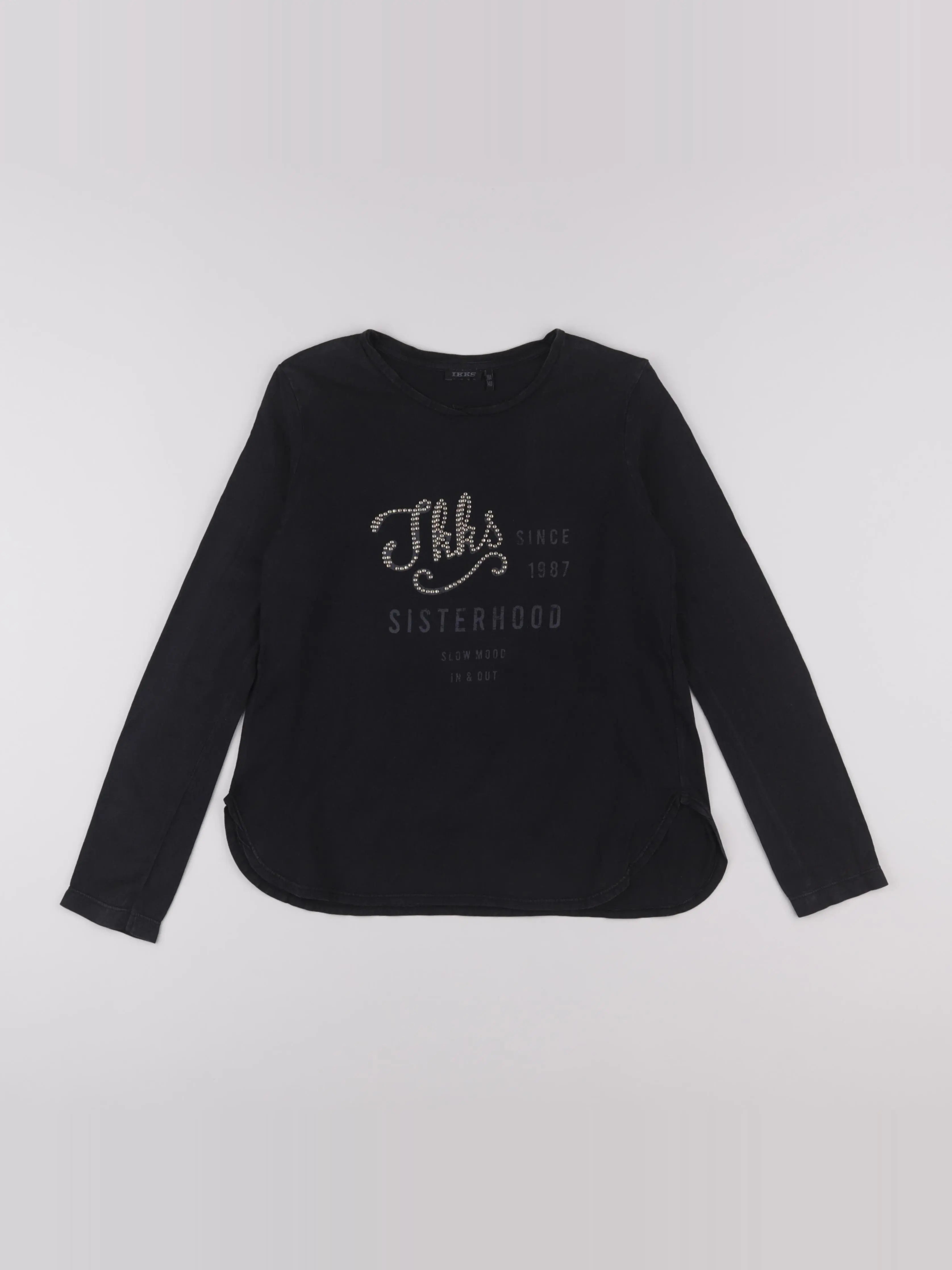 IKKS - tee-shirt noir - 10 ans