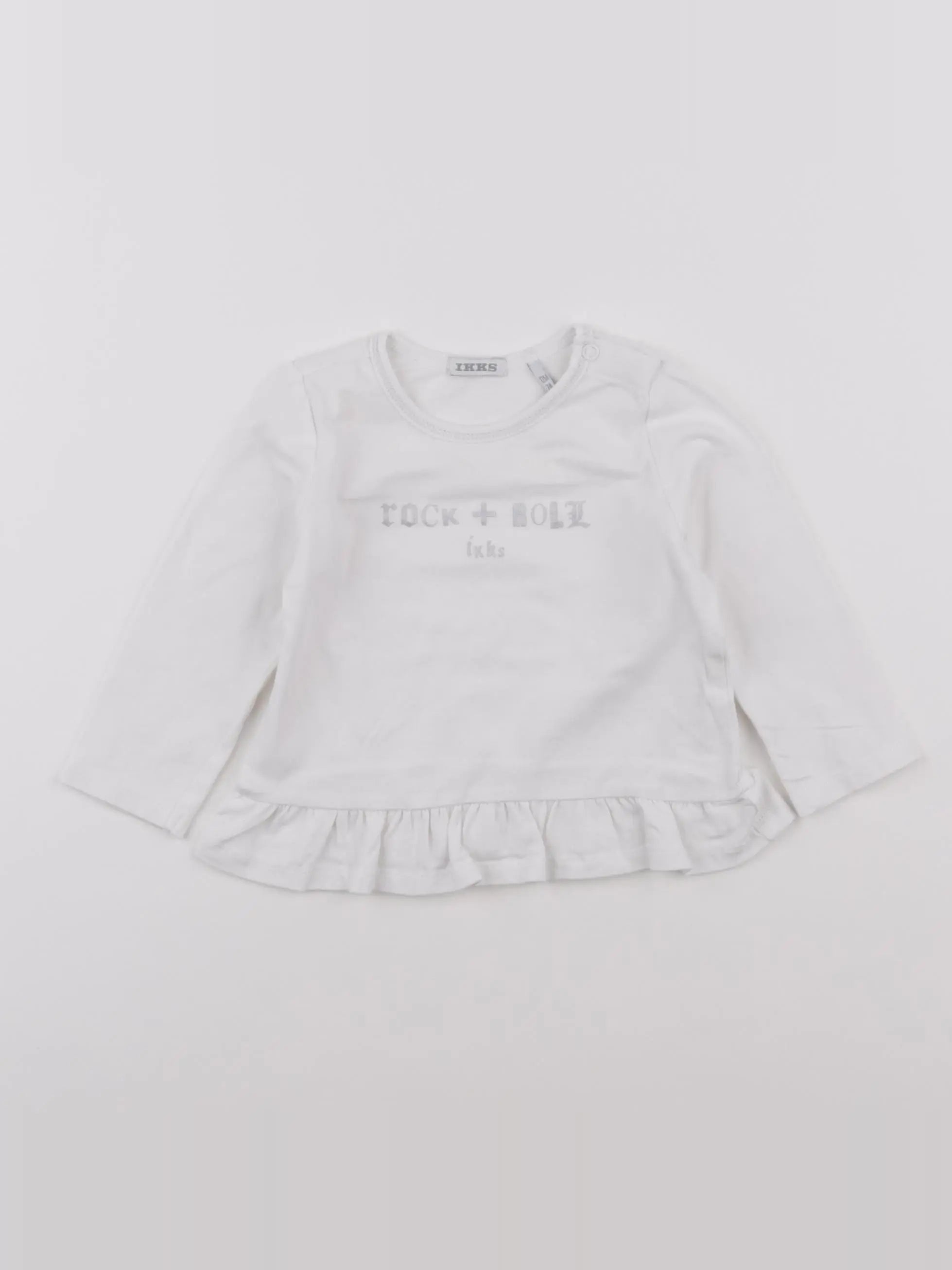 IKKS - tee-shirt blanc - 12 mois