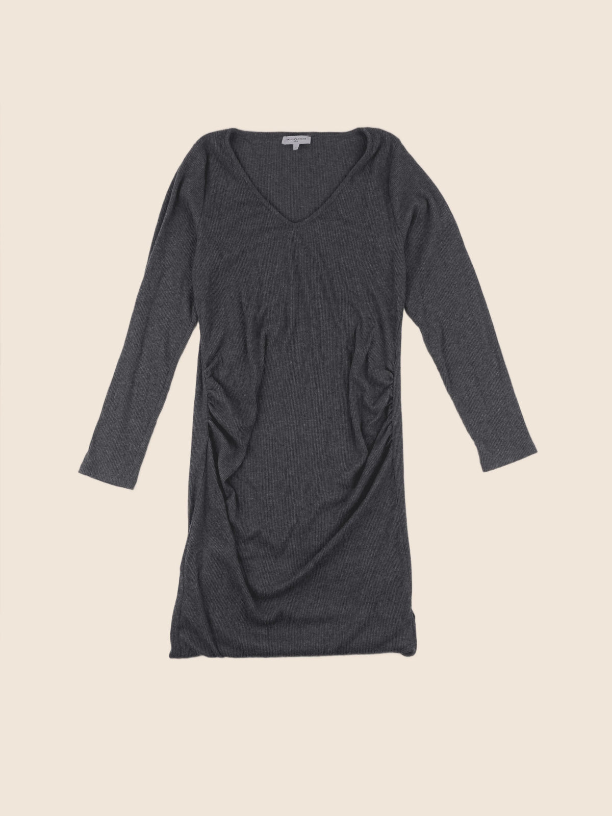 Envie de fraise - robe grossesse gris - l