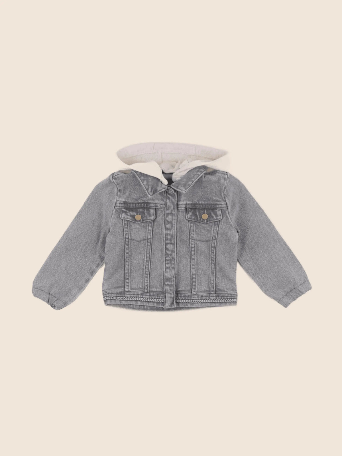IKKS - veste imprimé au dos gris - 18 mois