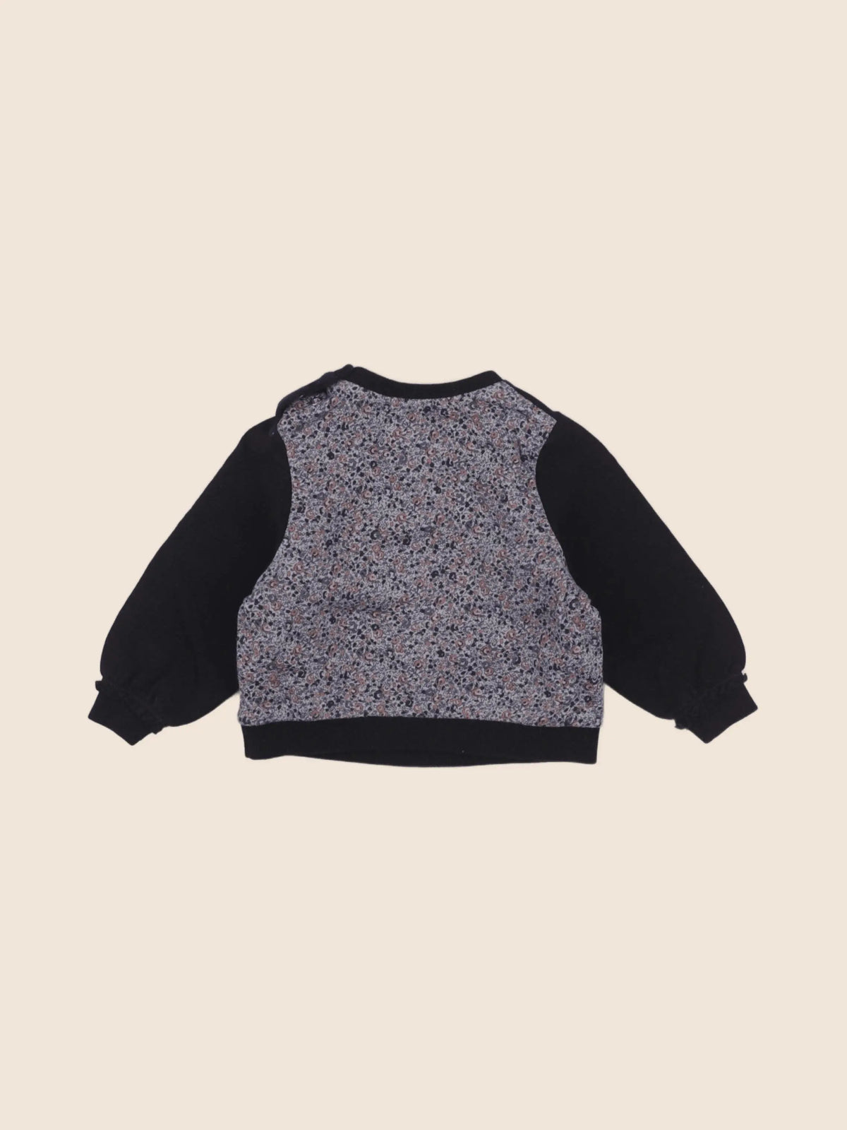 IKKS - sweat bleu - 12 mois