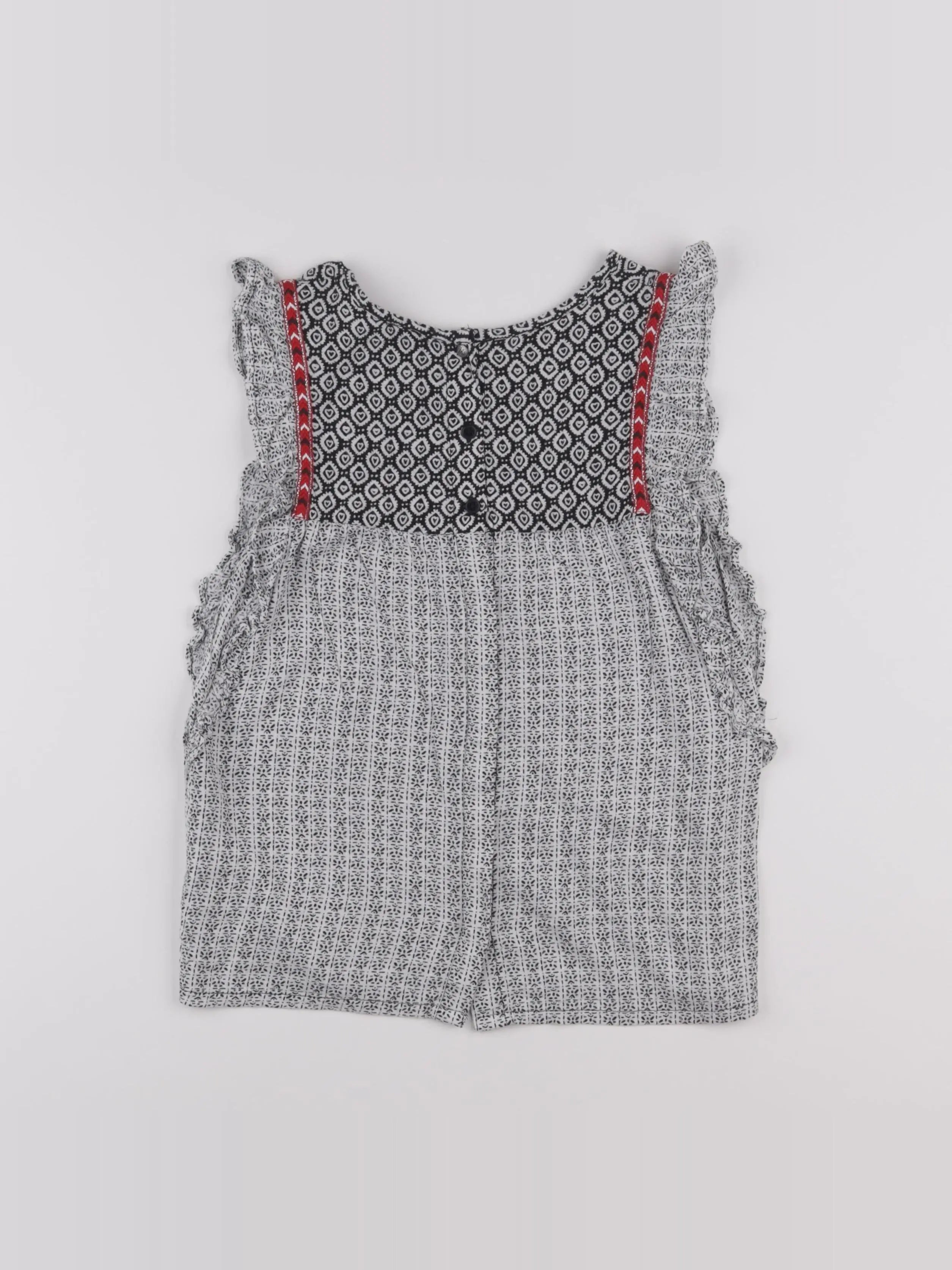 IKKS - blouse noir - 10 ans