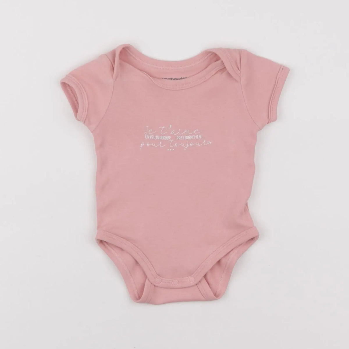 Vertbaudet - body rose - 3 mois