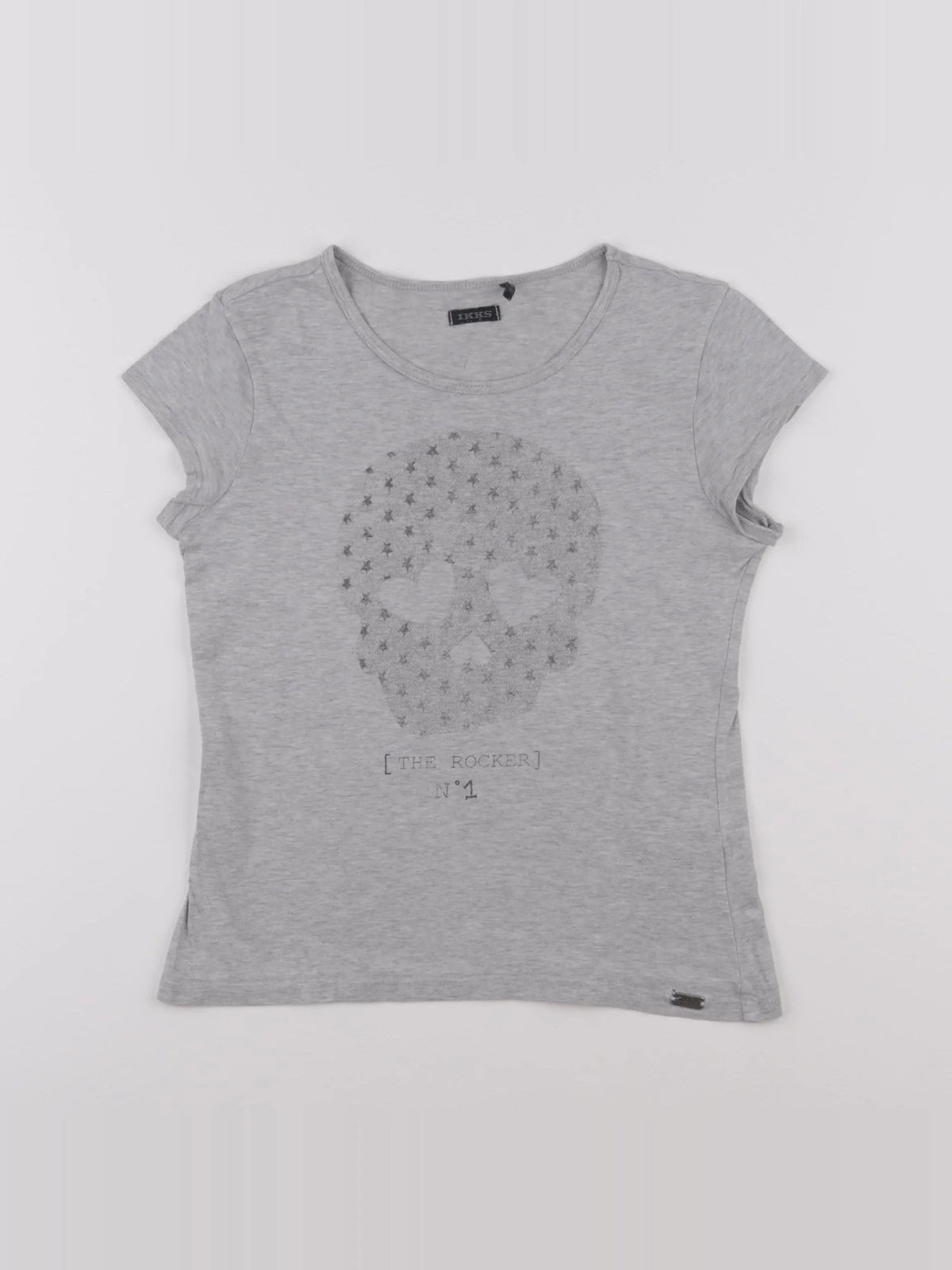 IKKS - tee-shirt gris - 10 ans