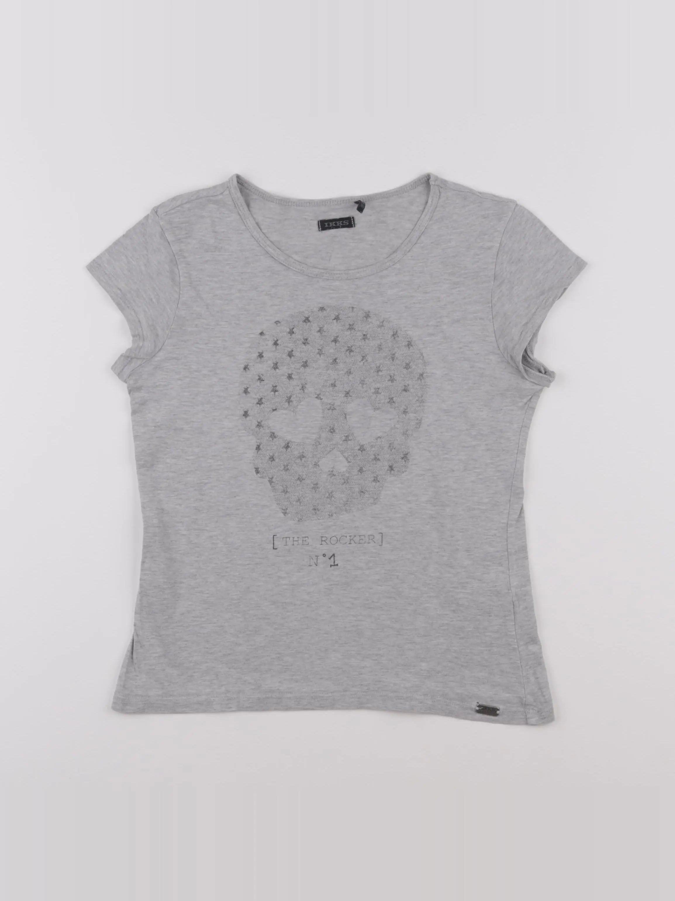 IKKS - tee-shirt gris - 10 ans