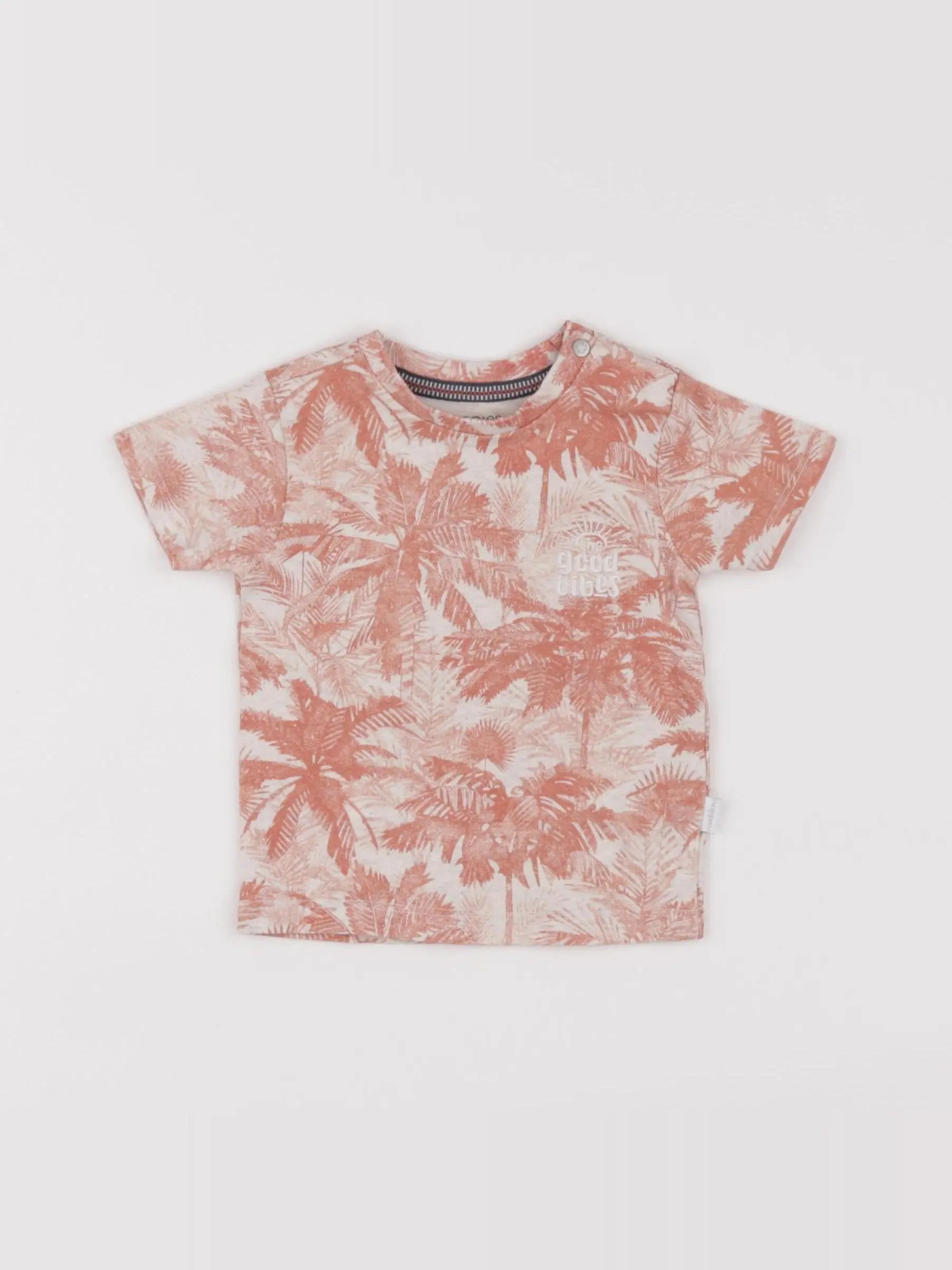 Noppies - tee-shirt orange - 3/6 mois