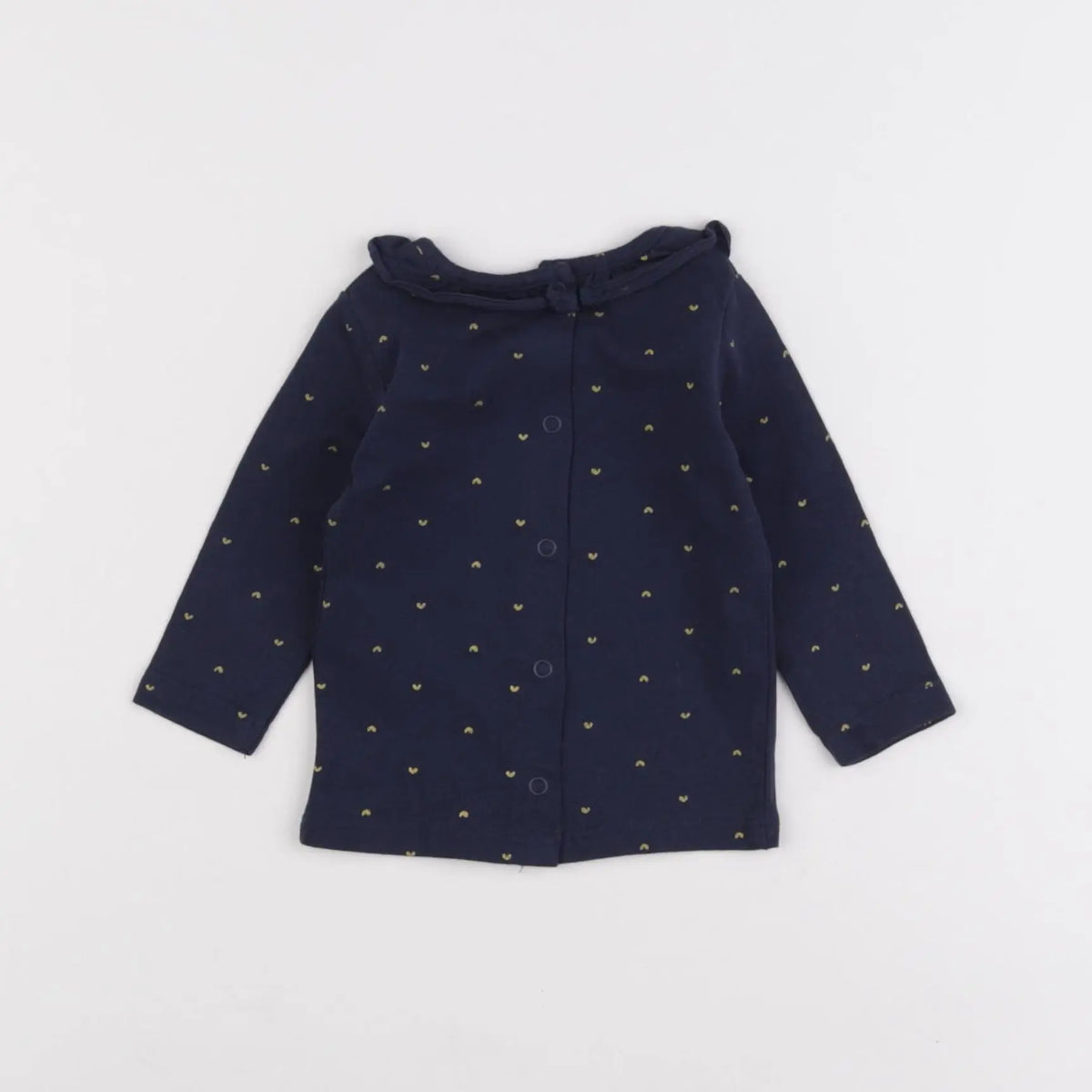 Vertbaudet - tee-shirt bleu - 3 mois