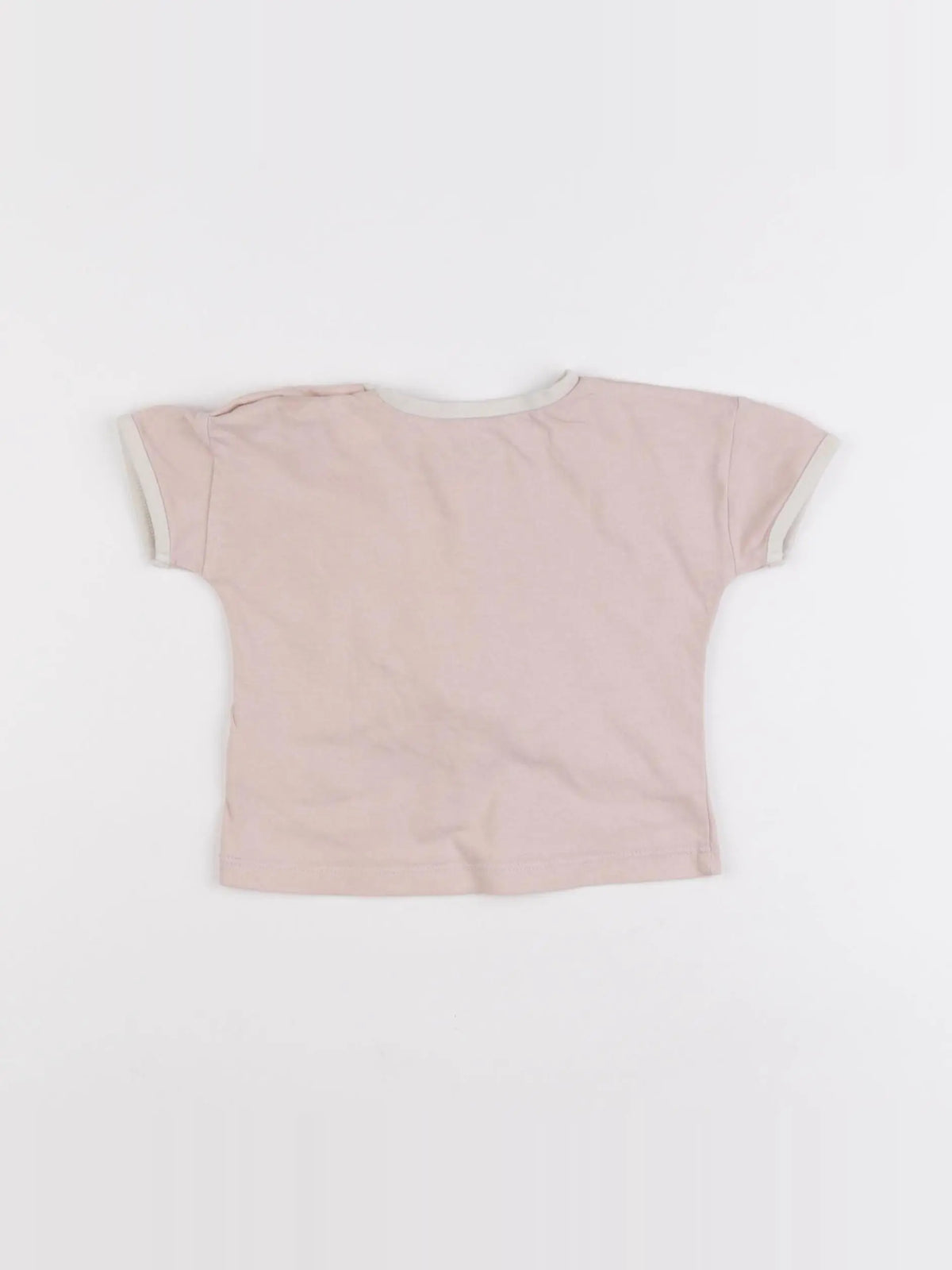 Vertbaudet - tee-shirt rose - 6 mois
