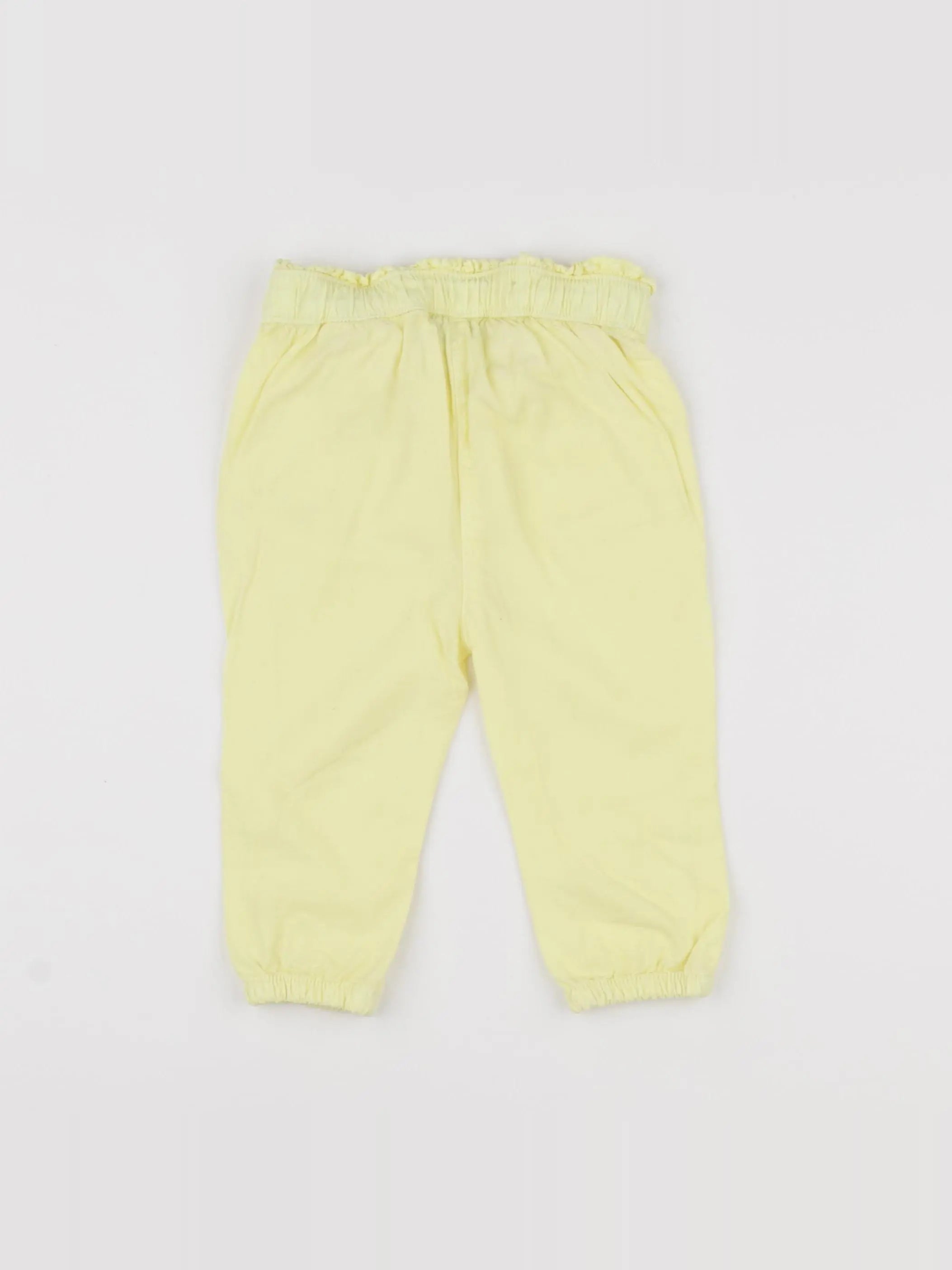 Tape à l'oeil - pantalon jaune - 12 mois