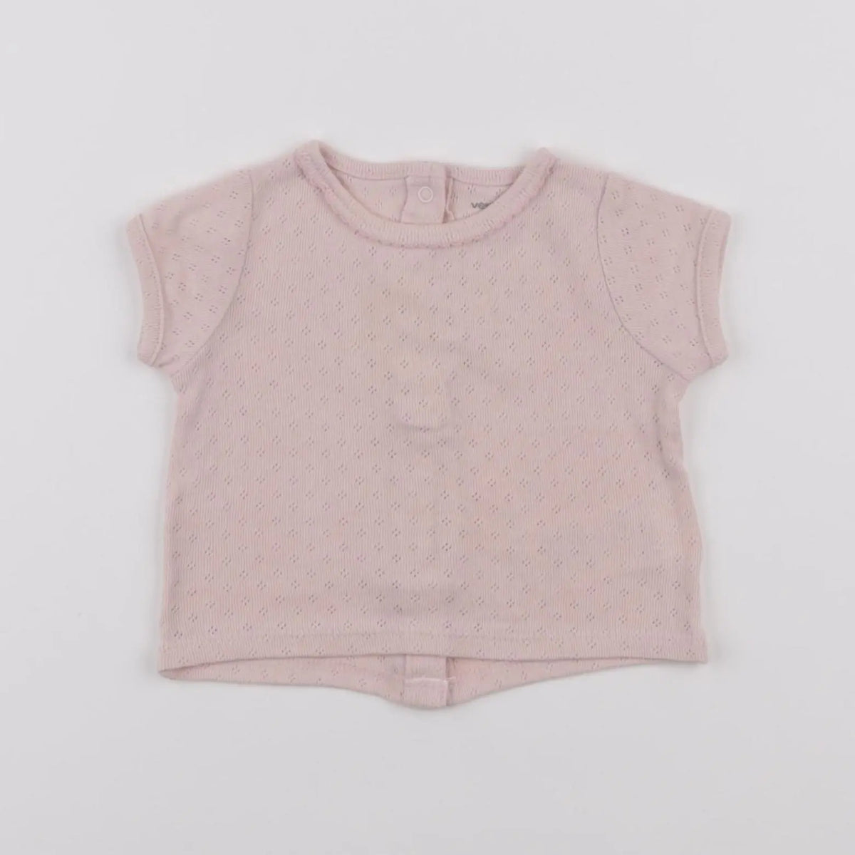Vertbaudet - tee-shirt rose - 3 mois