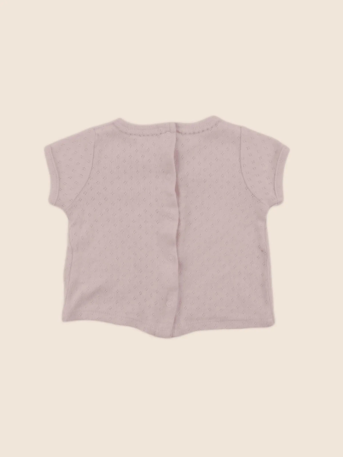 Vertbaudet - tee-shirt rose - 3 mois
