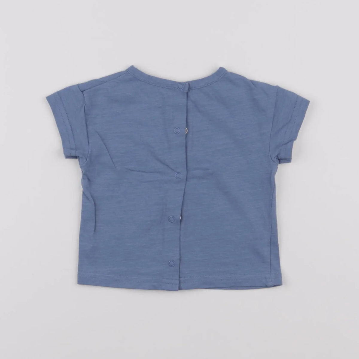 Vertbaudet - tee-shirt bleu - 3 mois