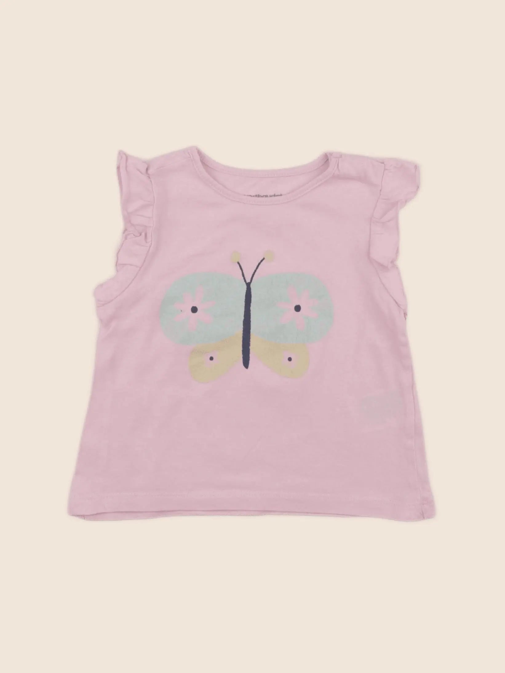 Vertbaudet - tee-shirt rose - 12 mois