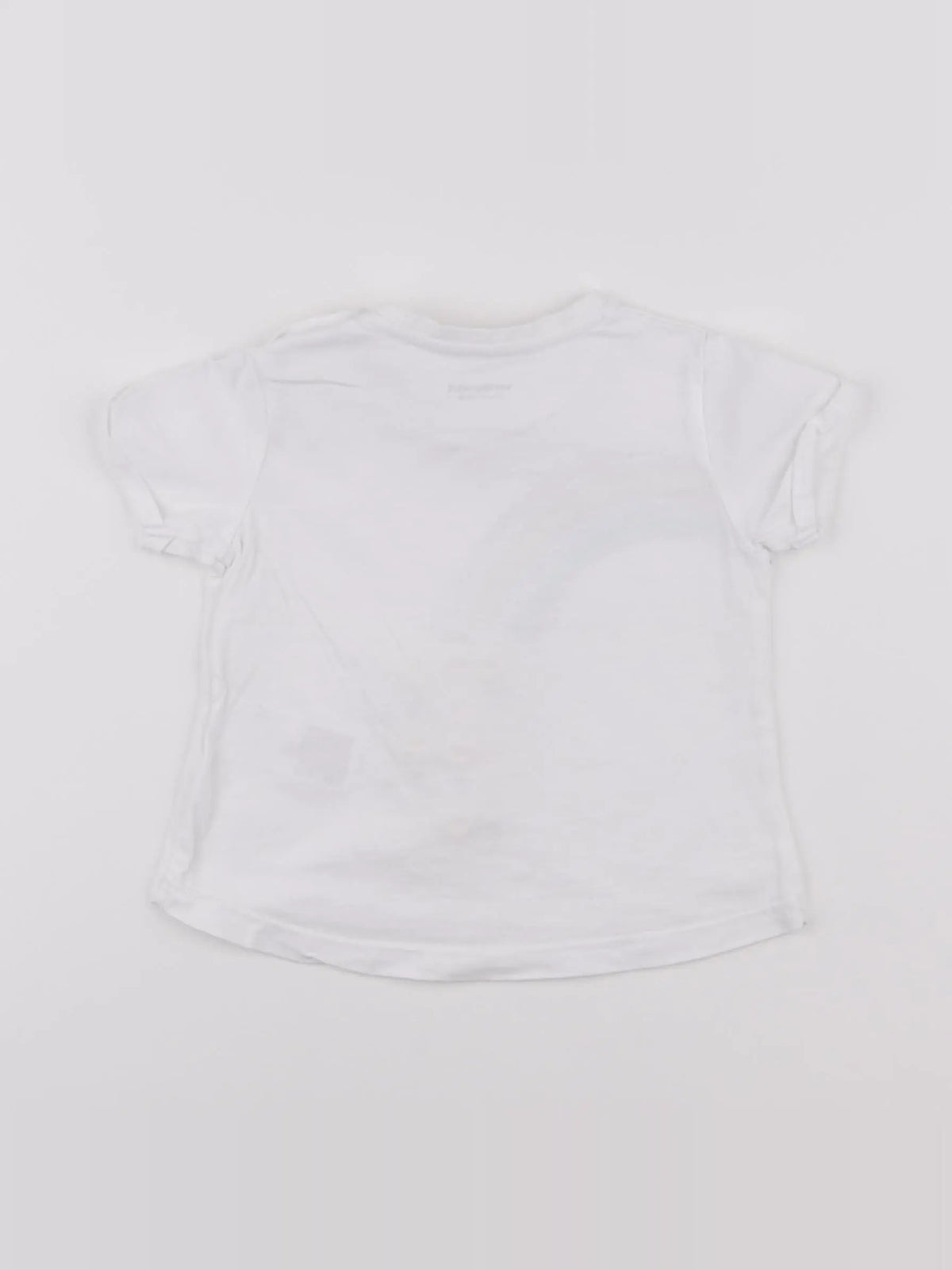 Vertbaudet - tee-shirt blanc - 12 mois