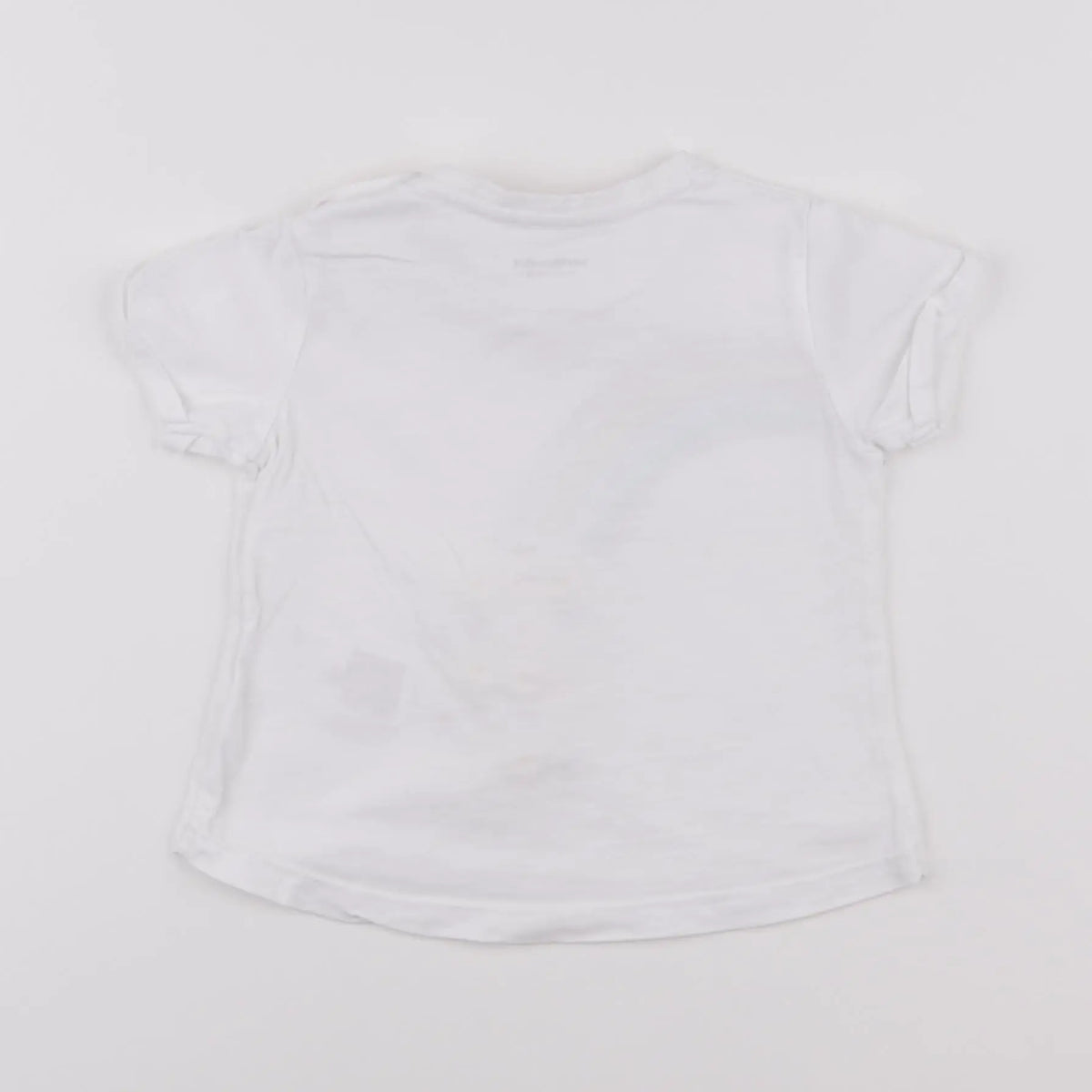 Vertbaudet - tee-shirt blanc - 12 mois