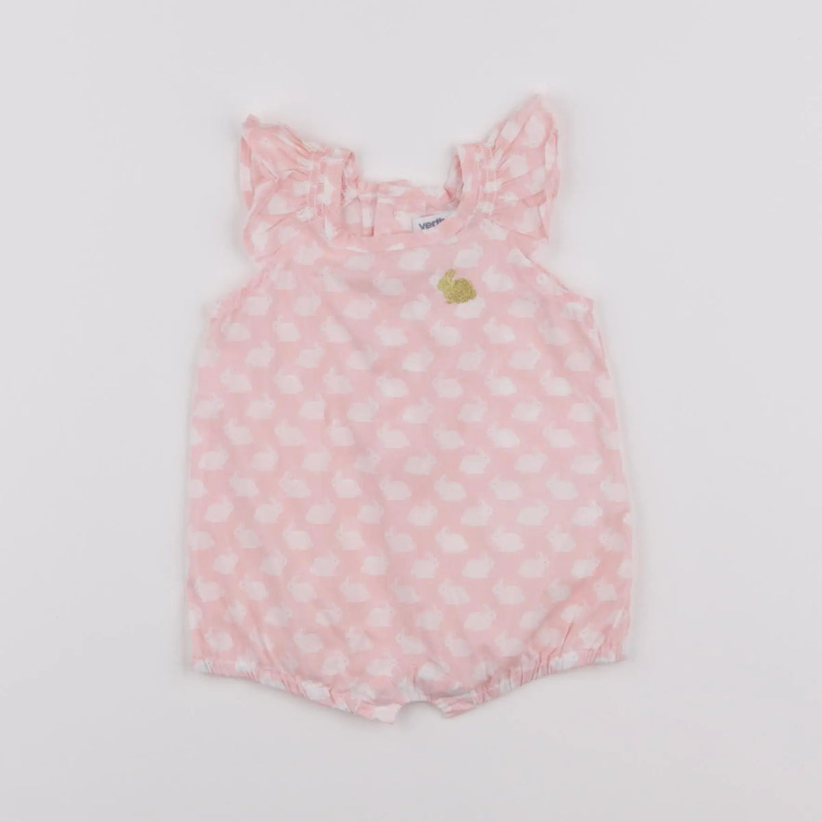 Vertbaudet - combinaison rose - 1 mois