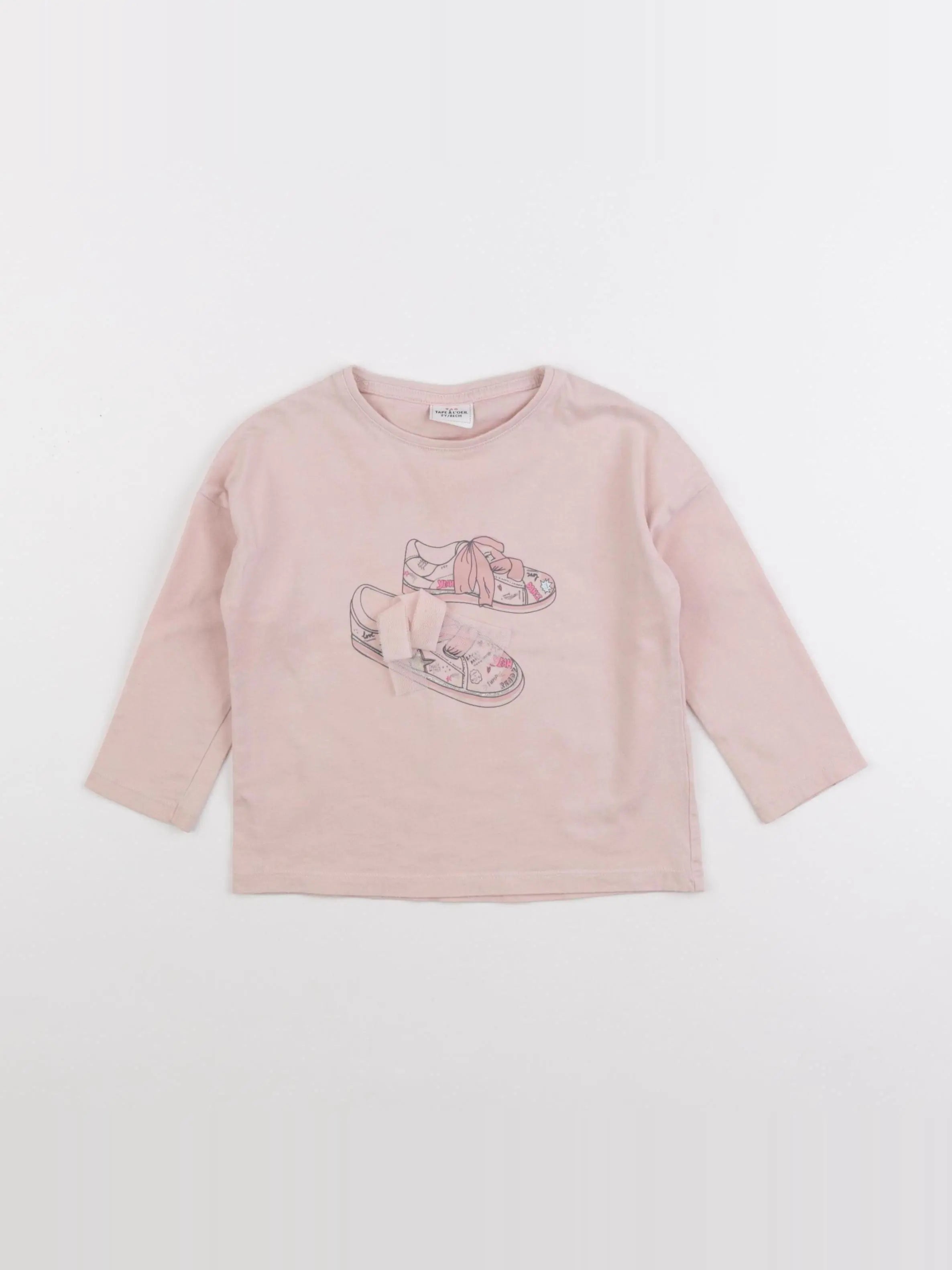Tape à l'oeil - tee-shirt rose - 2 ans
