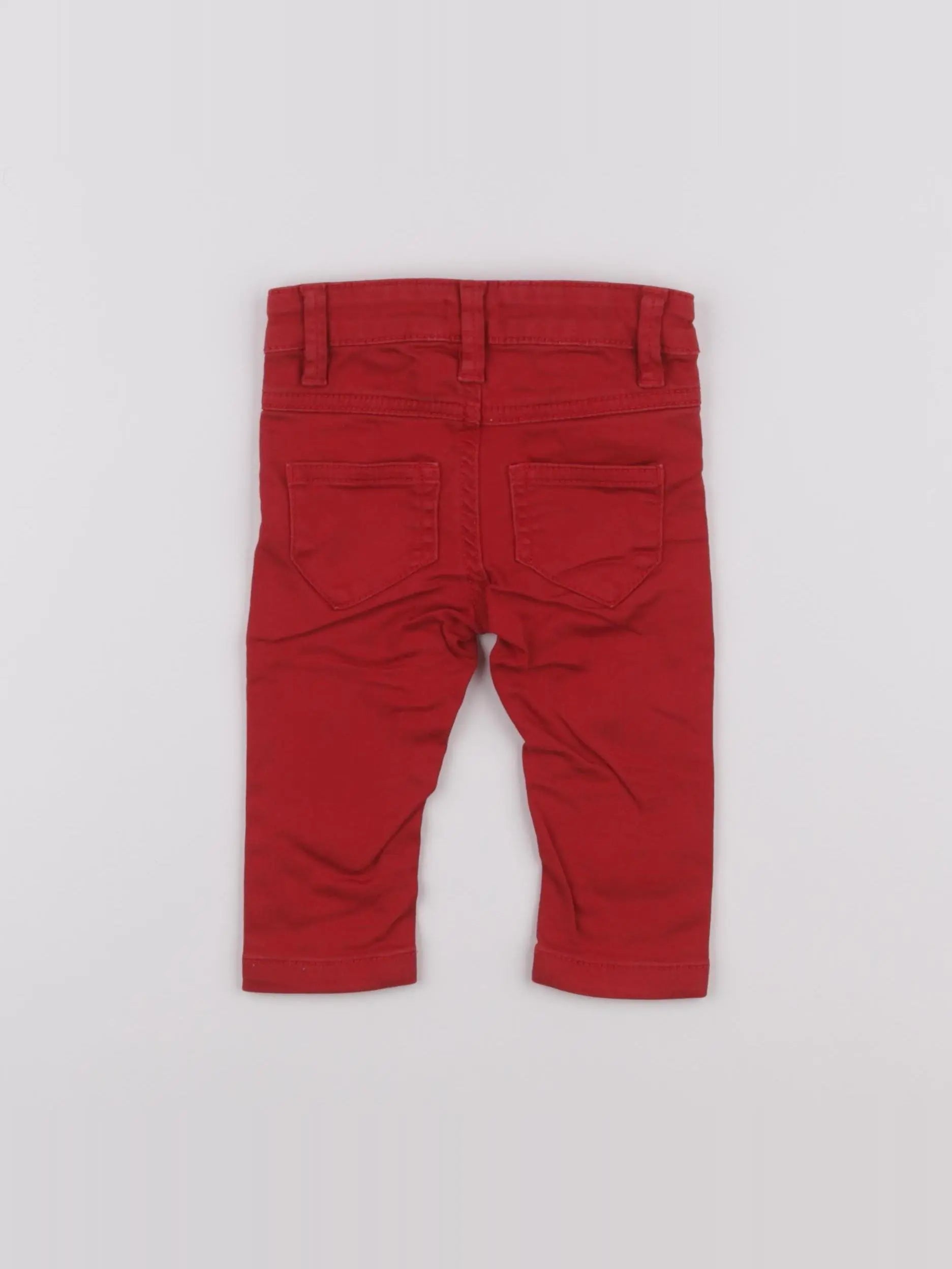 Boutchou - pantalon rouge - 6 mois