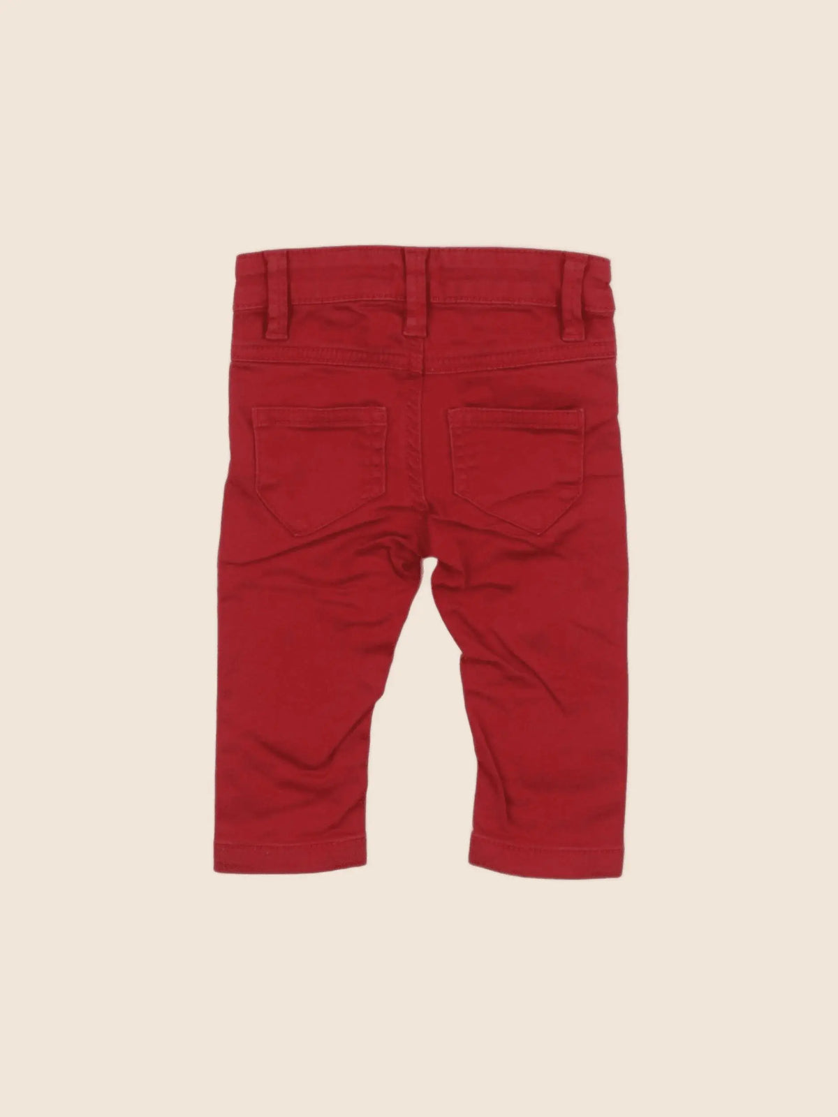 Boutchou - pantalon rouge - 6 mois