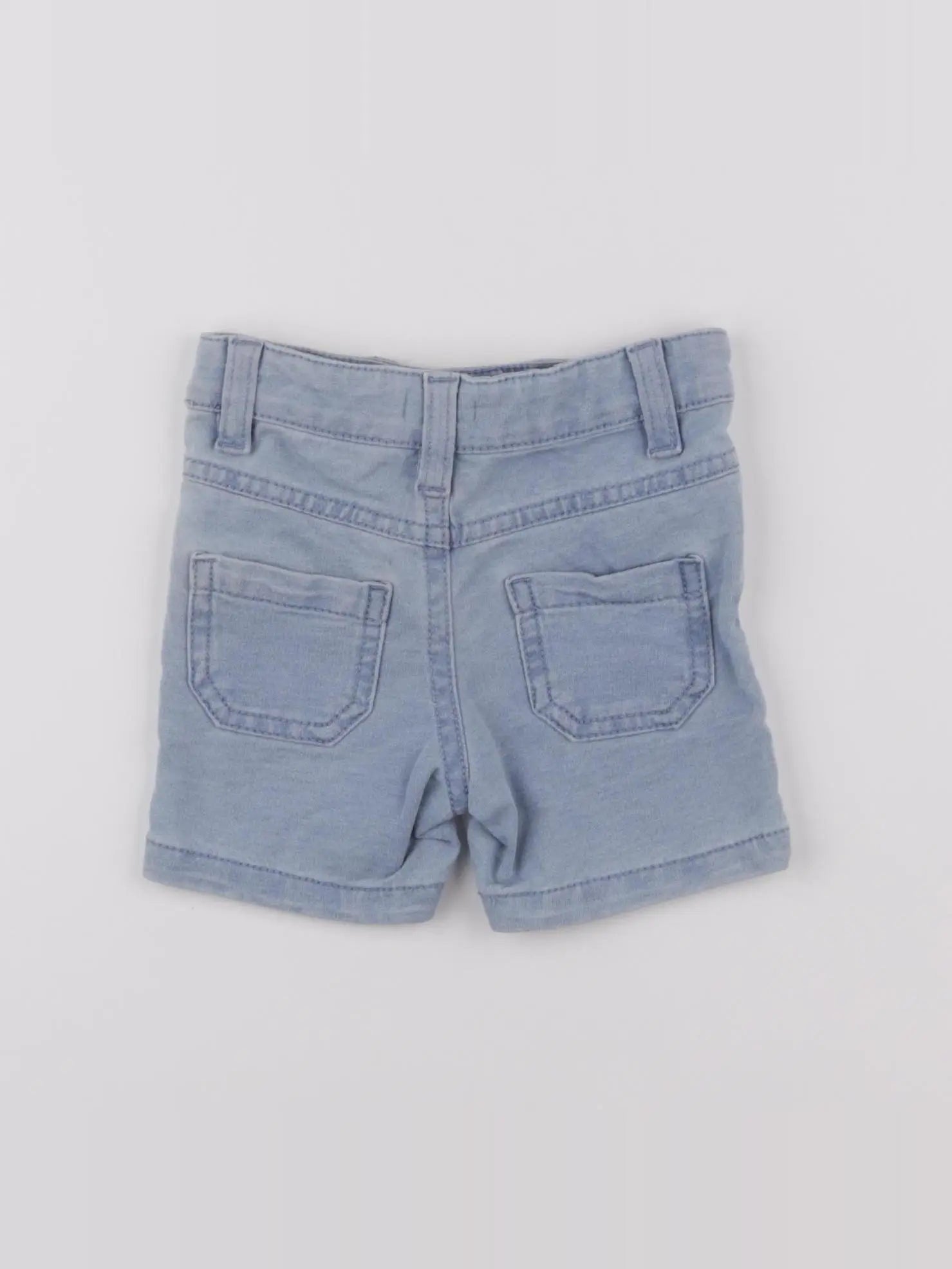 Boutchou - short bleu - 6 mois