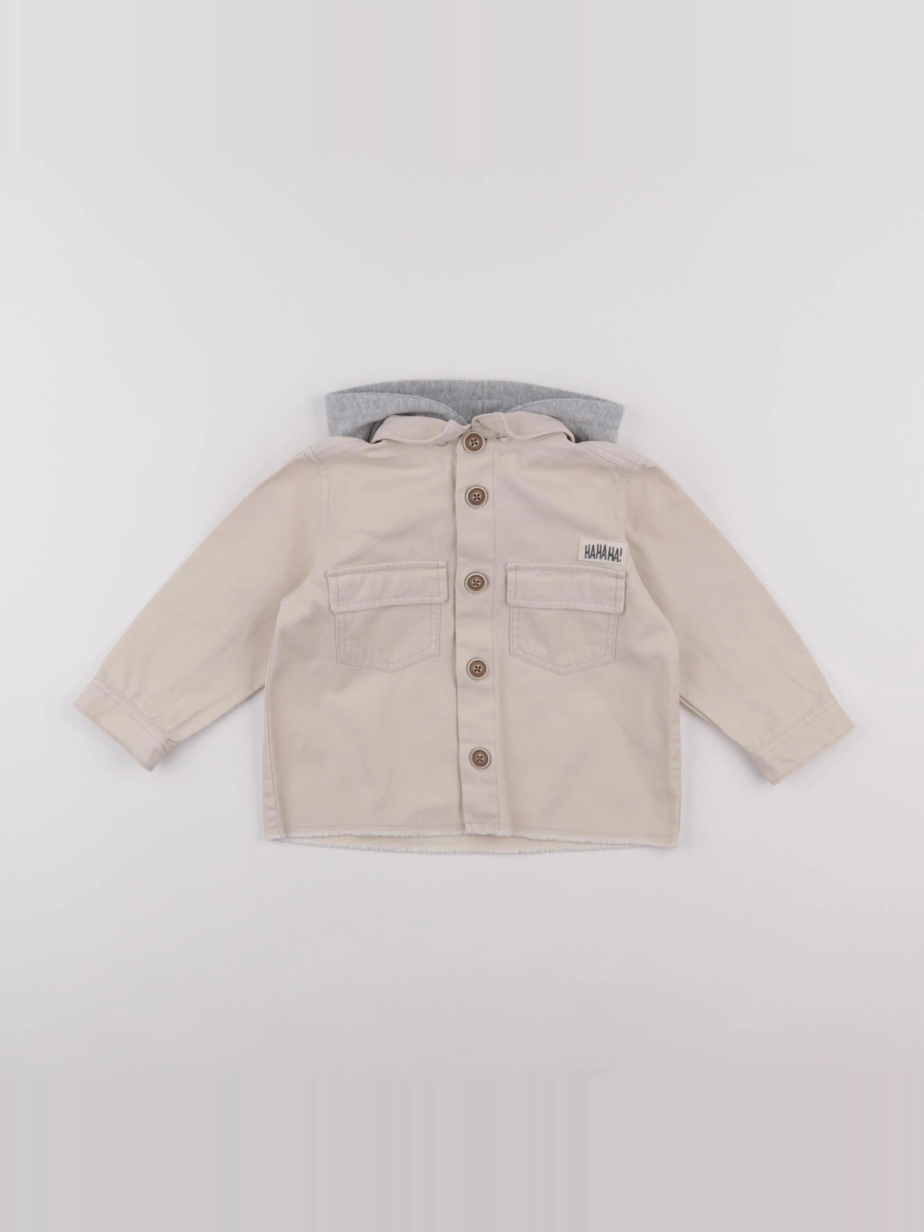 Zara - veste beige - 12/18 mois