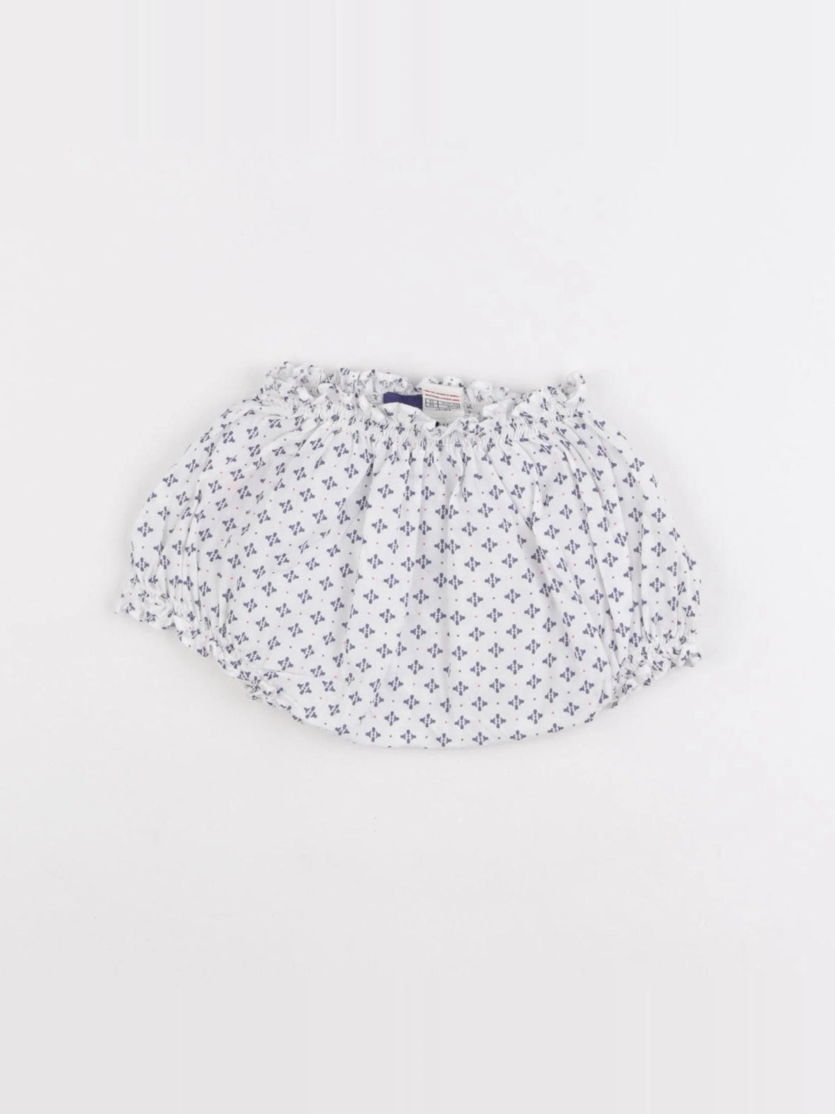 Cyrillus - bloomer blanc, bleu - 6 mois