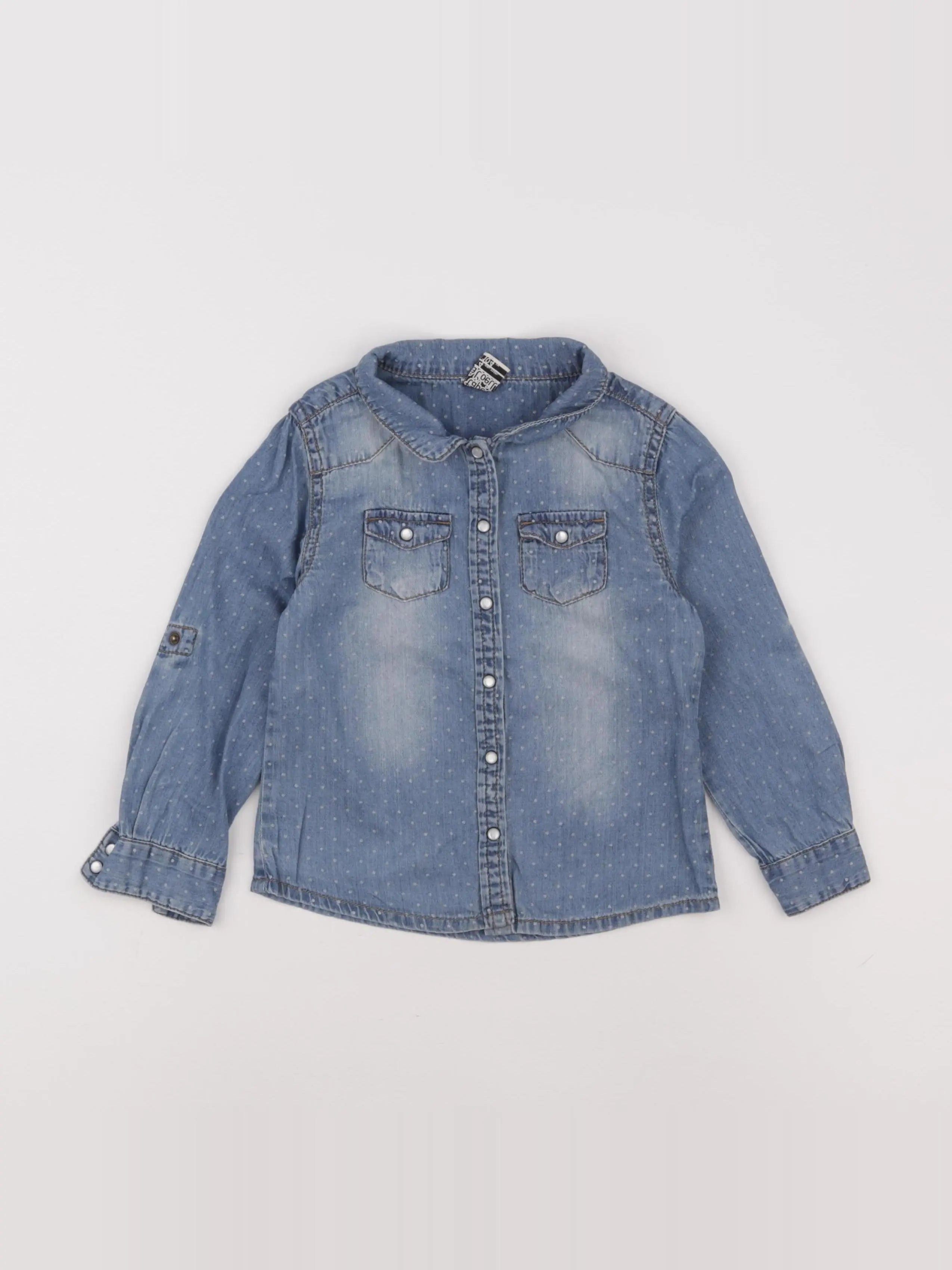 Tape à l'oeil - blouse bleu - 4 ans