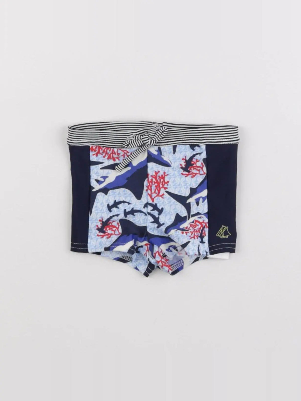 Petit Bateau - maillot de bain bleu - 6 mois