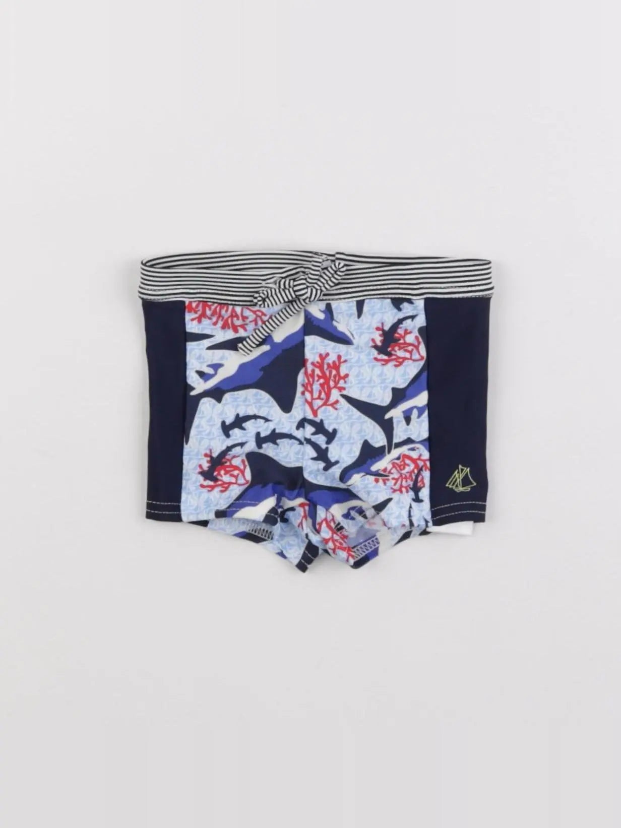 Petit Bateau - maillot de bain bleu - 6 mois