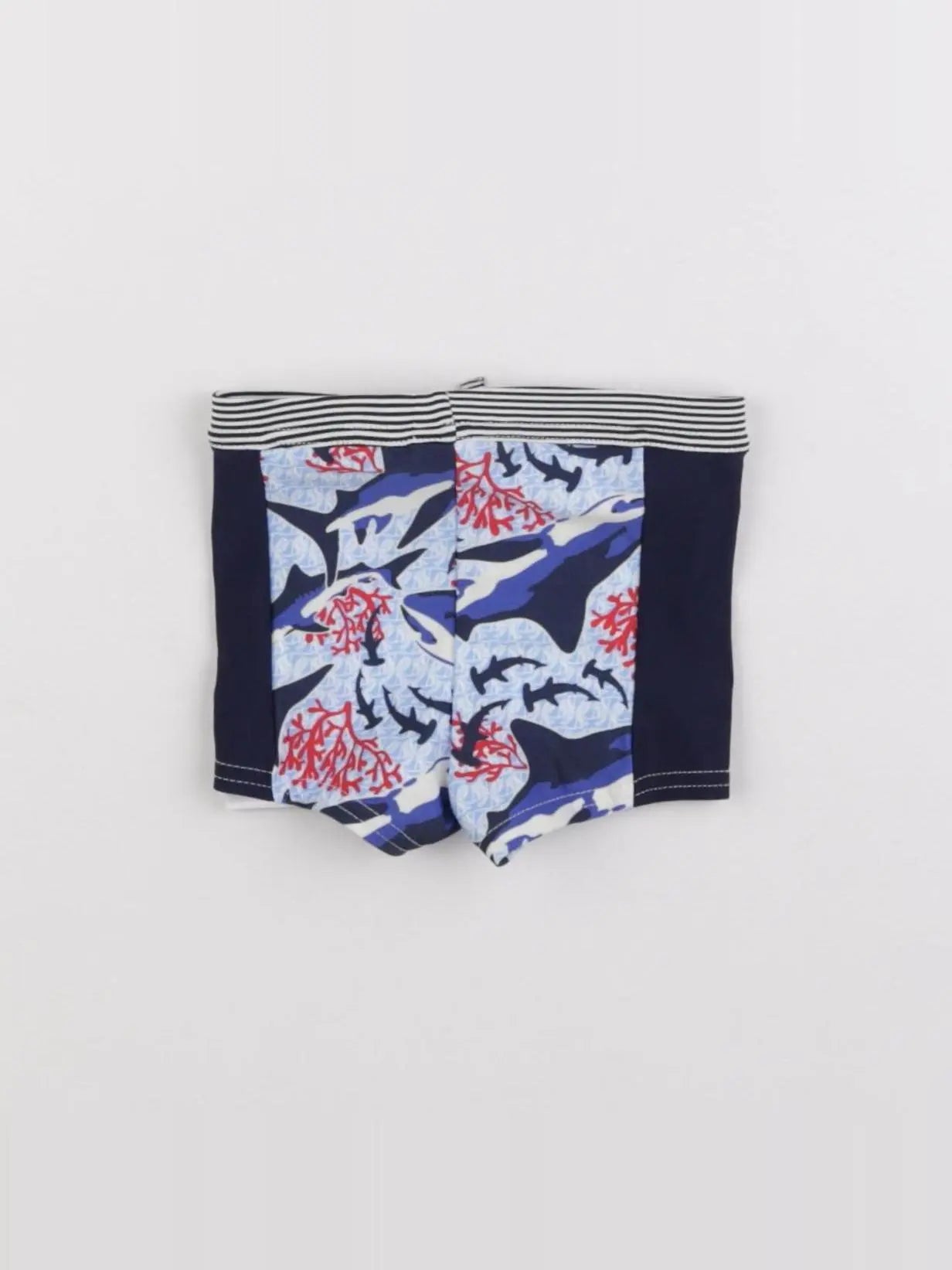 Petit Bateau - maillot de bain bleu - 6 mois