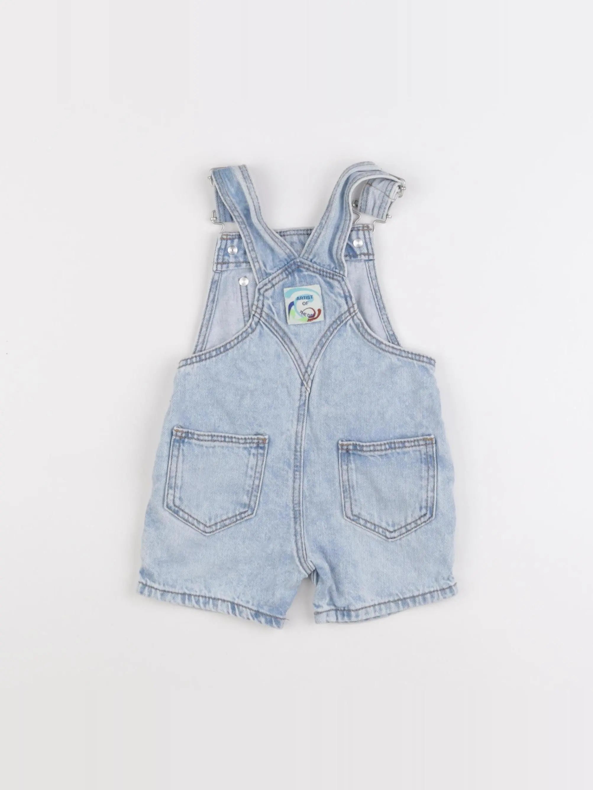 Zara - salopette bleu - 3/6 mois