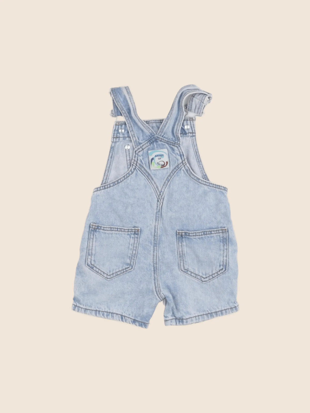 Zara - salopette bleu - 3/6 mois