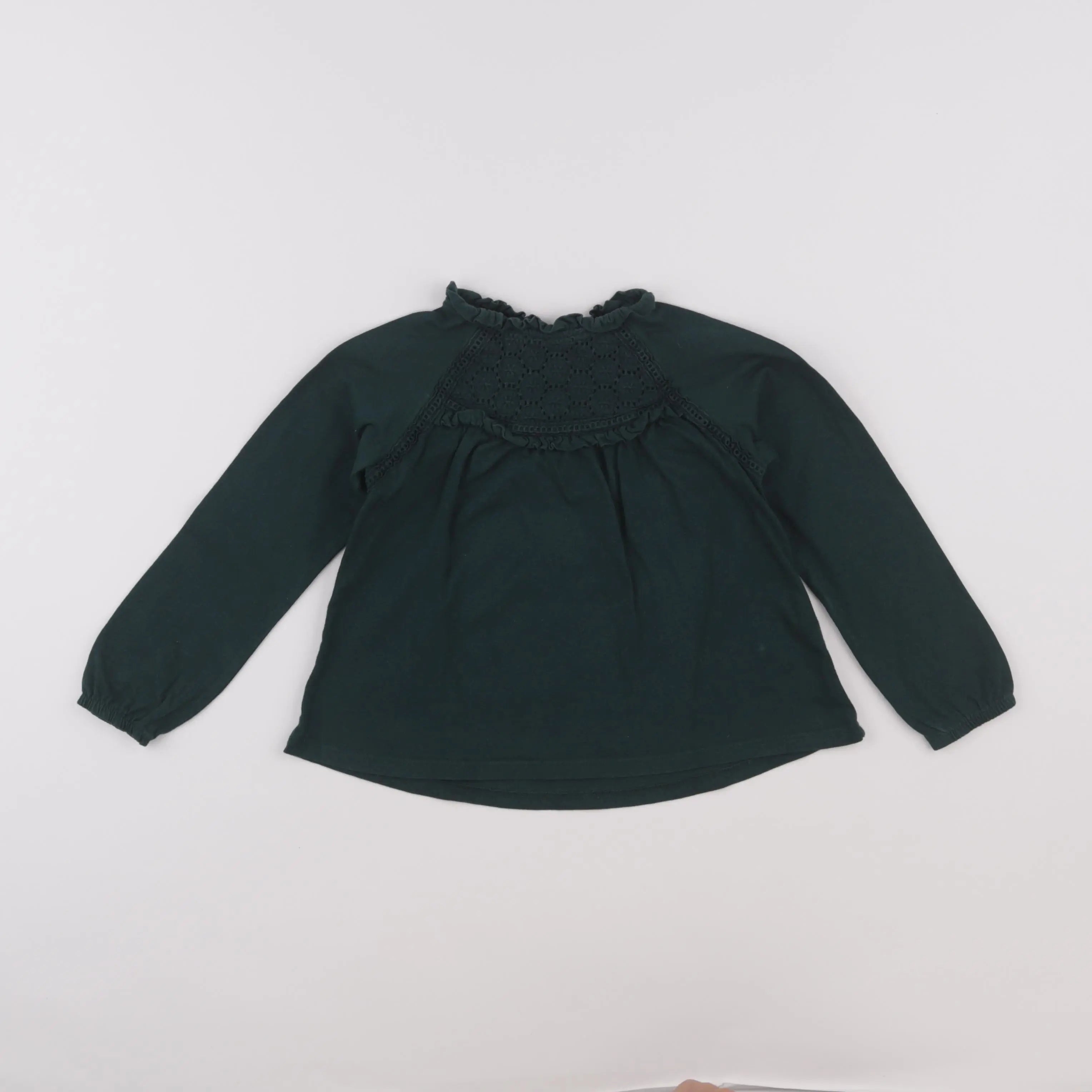 Vertbaudet - tee-shirt vert - 4 ans