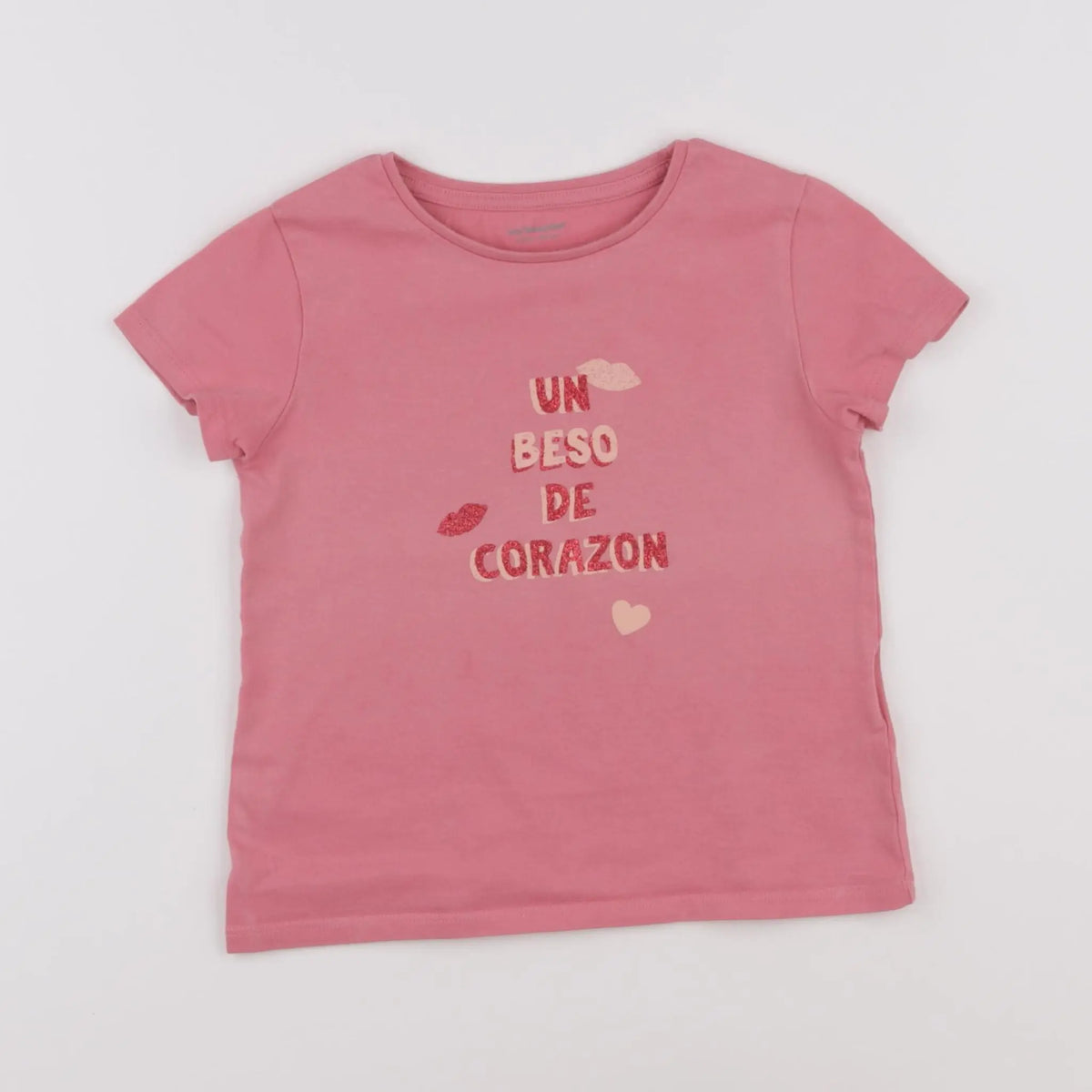 Vertbaudet - tee-shirt rose - 4 ans