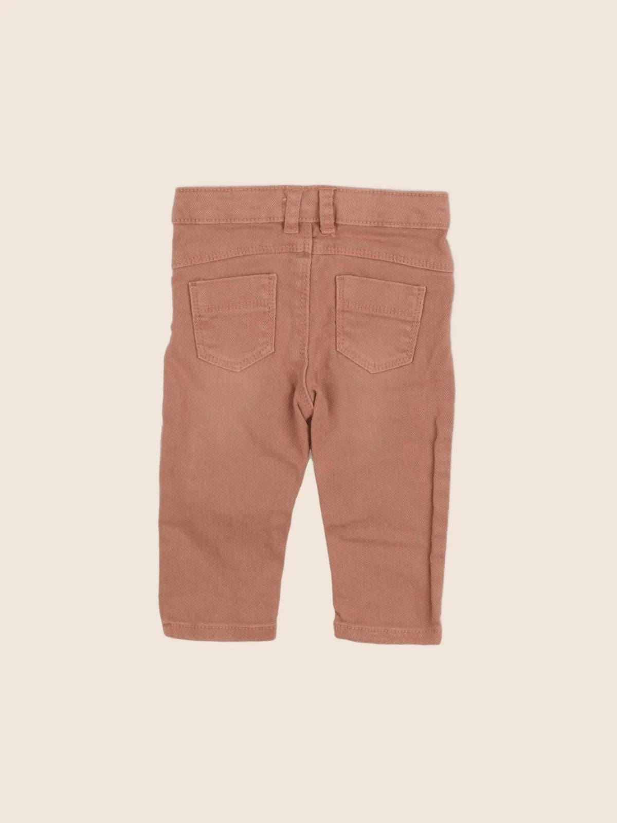 Vertbaudet - jean marron - 6 mois