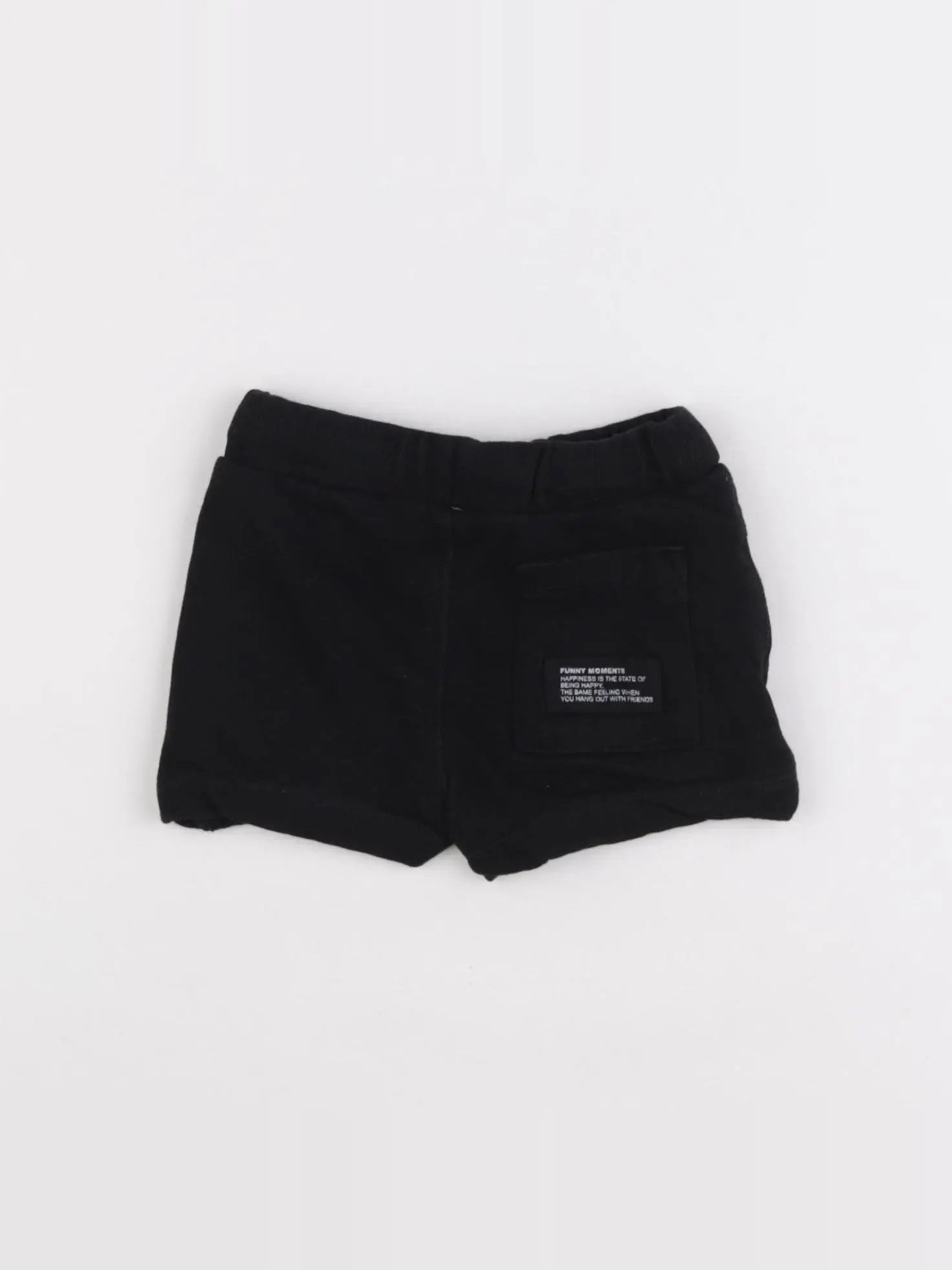Zara - short noir - 3/6 mois